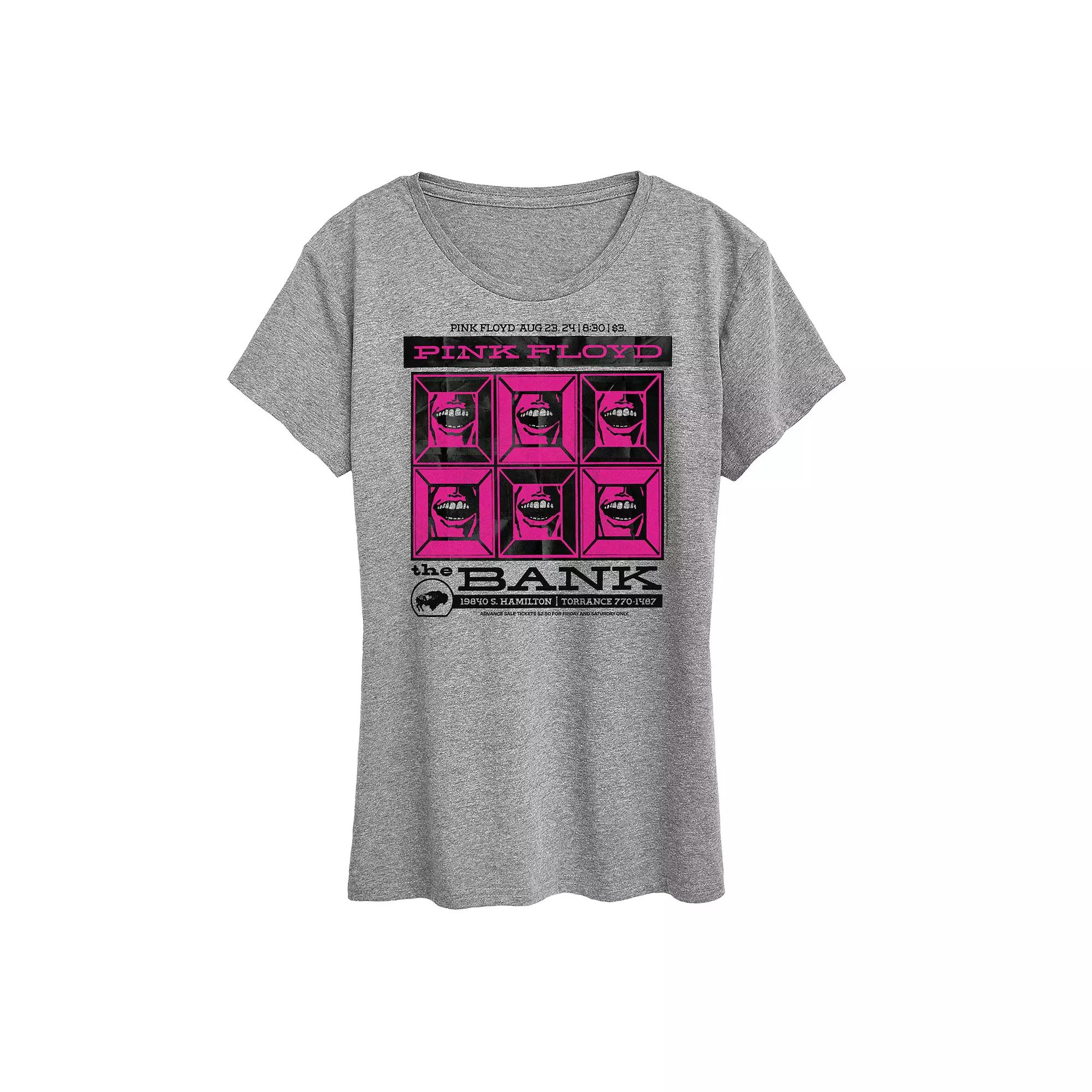 Women's Pink Floyd The Bank Poster Graphic Tee,  Product Image