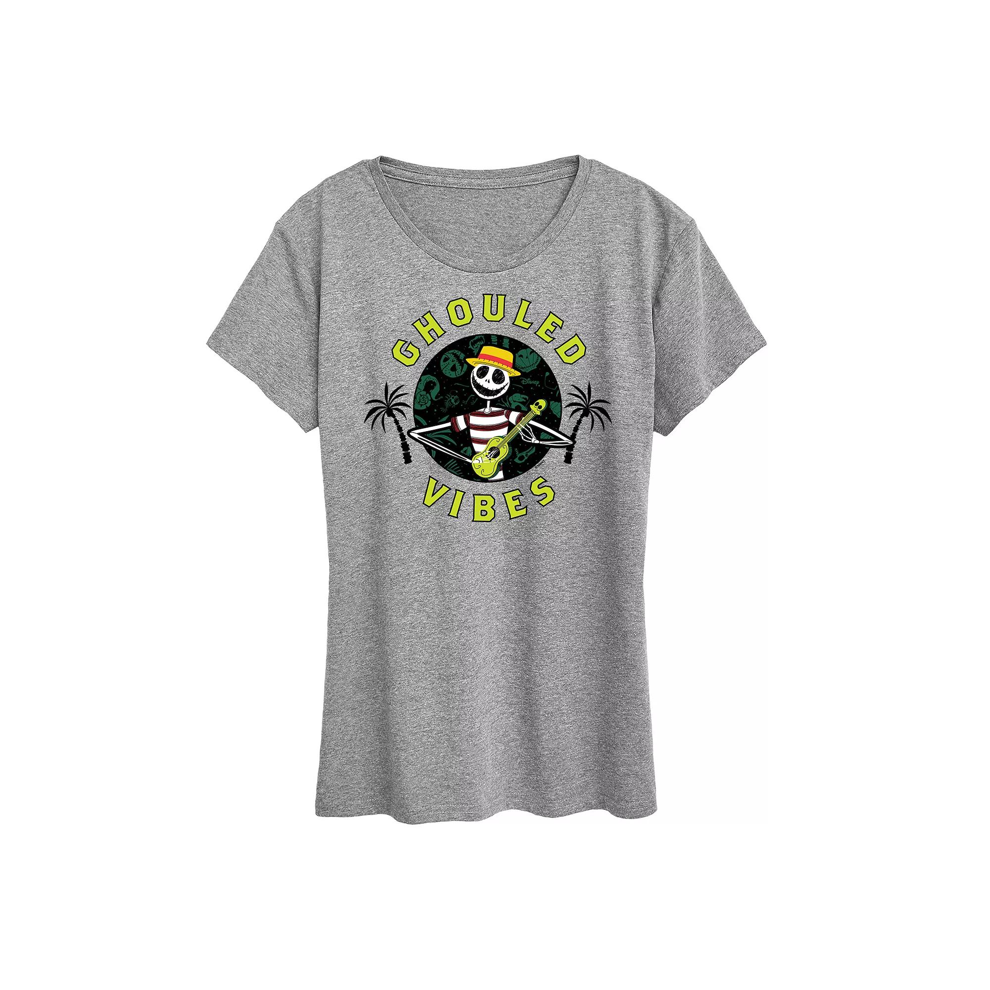 Disney's Nightmare Before Christmas Women's Summer Ghouled Vibes Graphic Tee,  Product Image