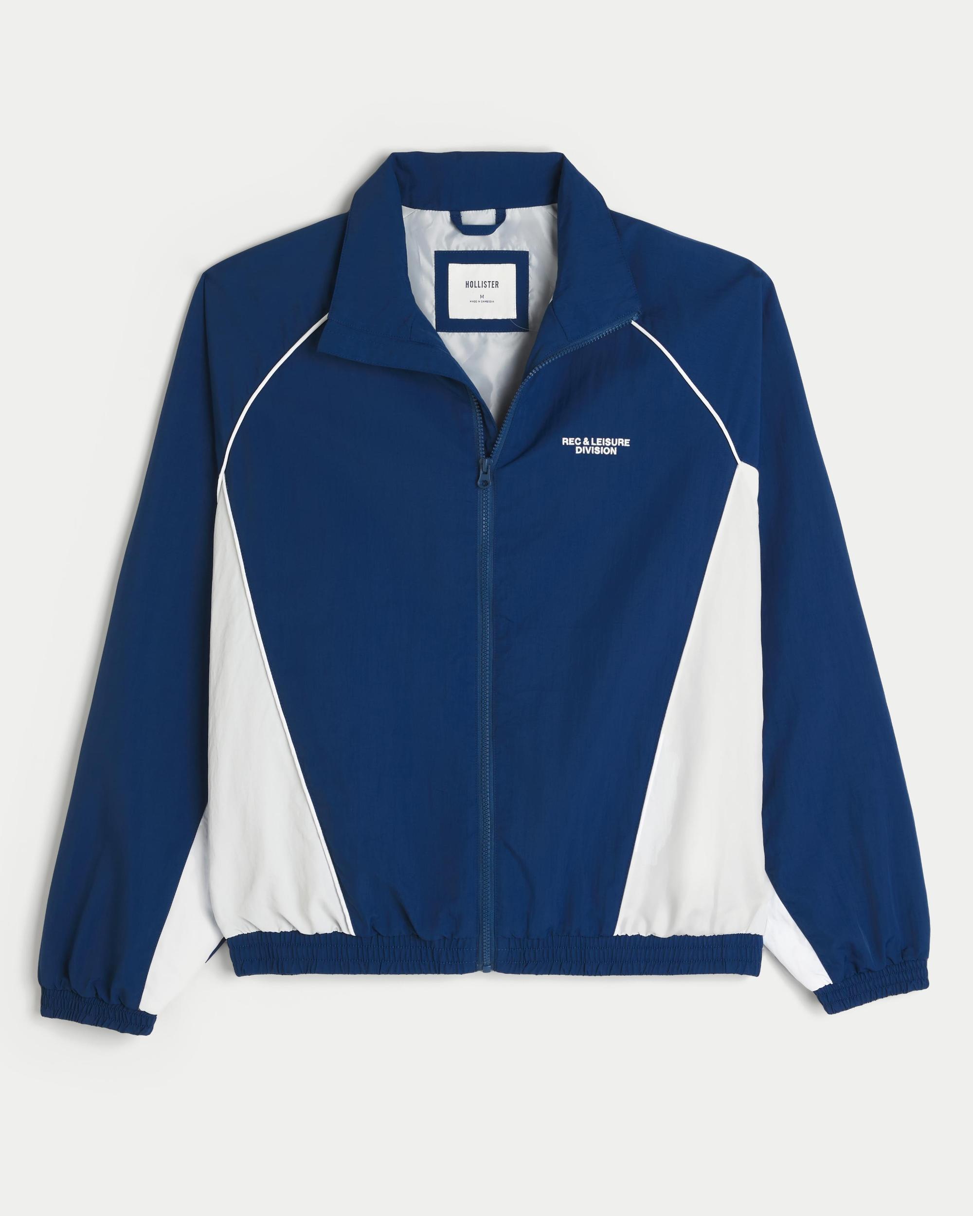 Zip-Up Windbreaker Jacket Product Image