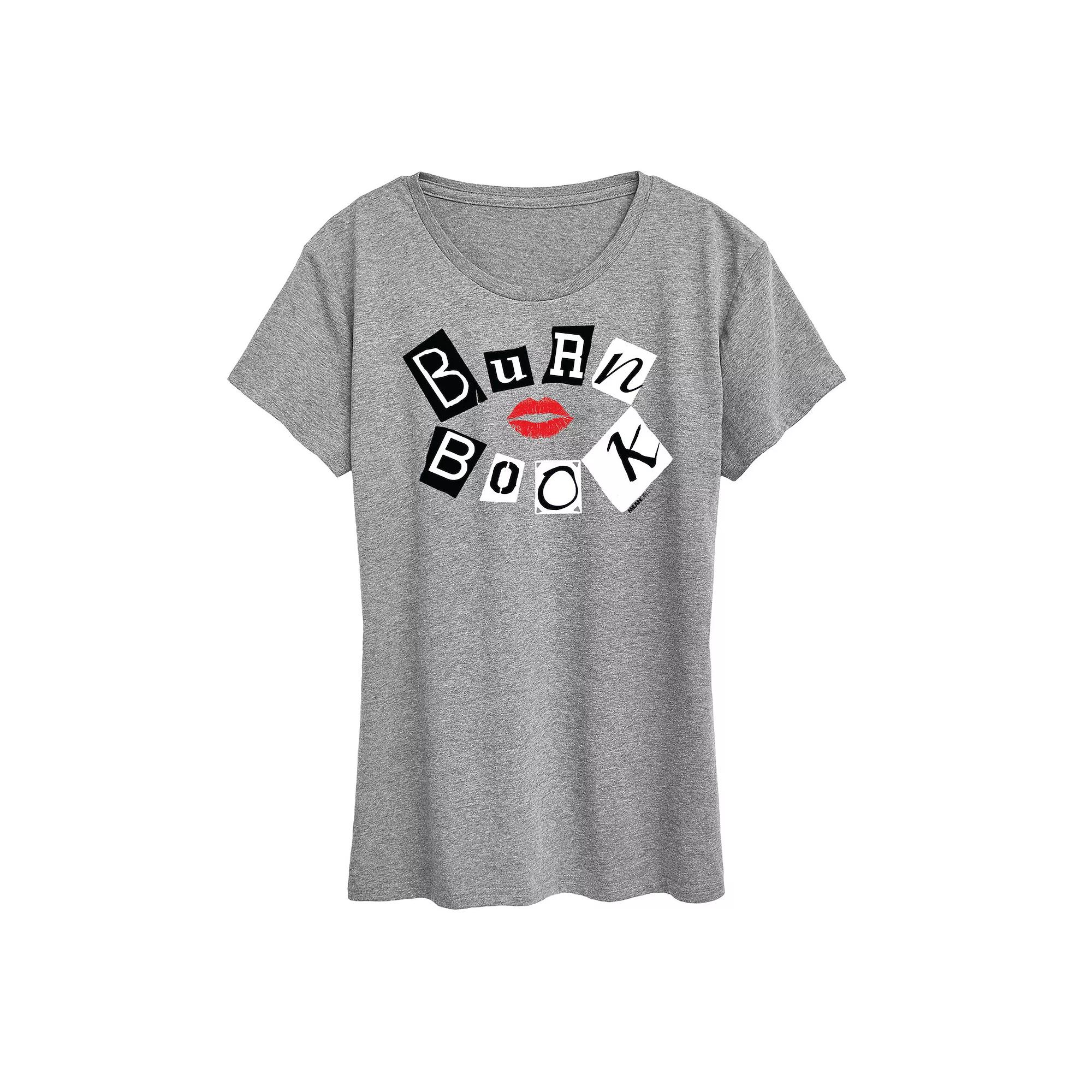 Women's Mean Girls Burn Book Graphic Tee, Girl's,  Product Image