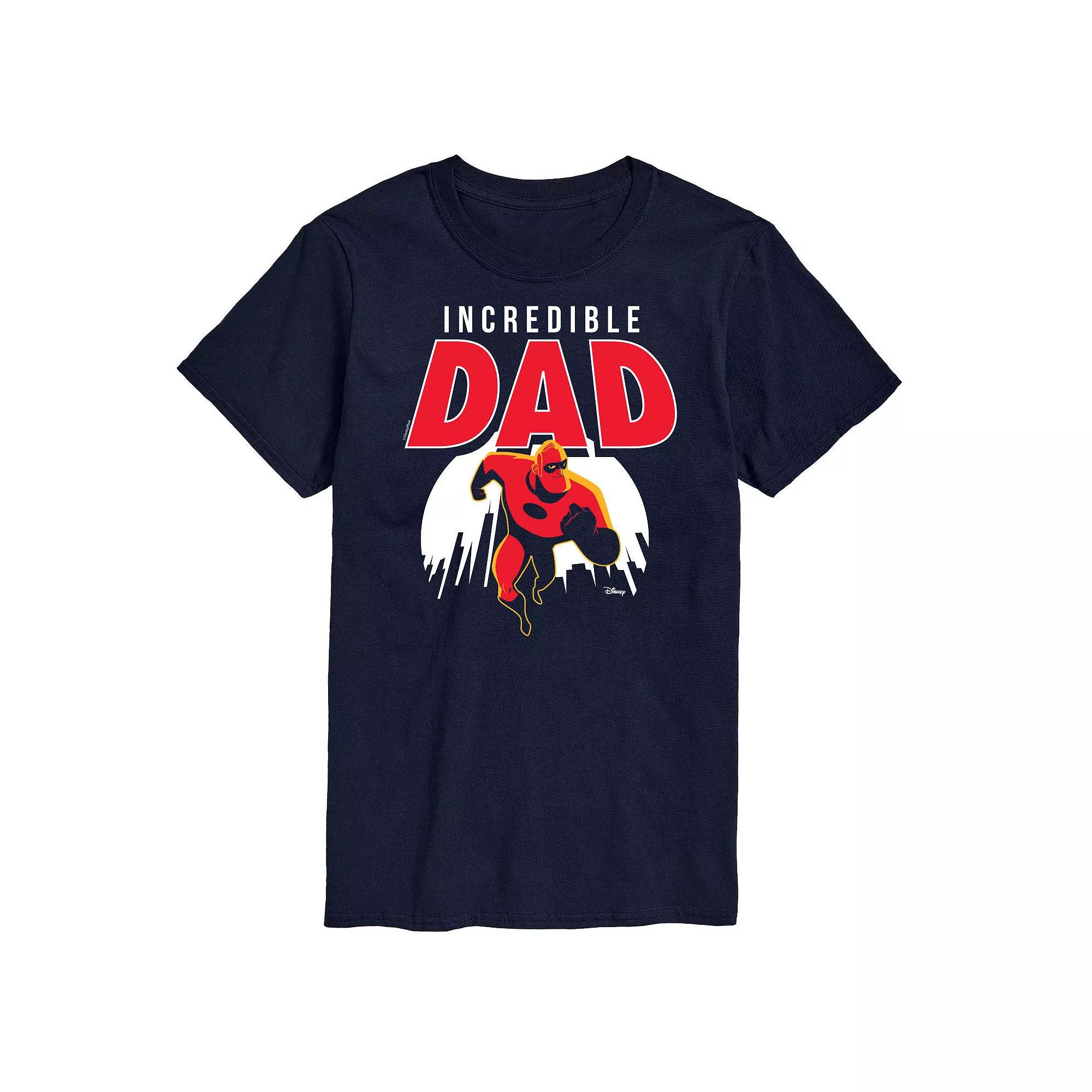 Disney's Men's The Incredibles Incredible Dad Tee,  Product Image