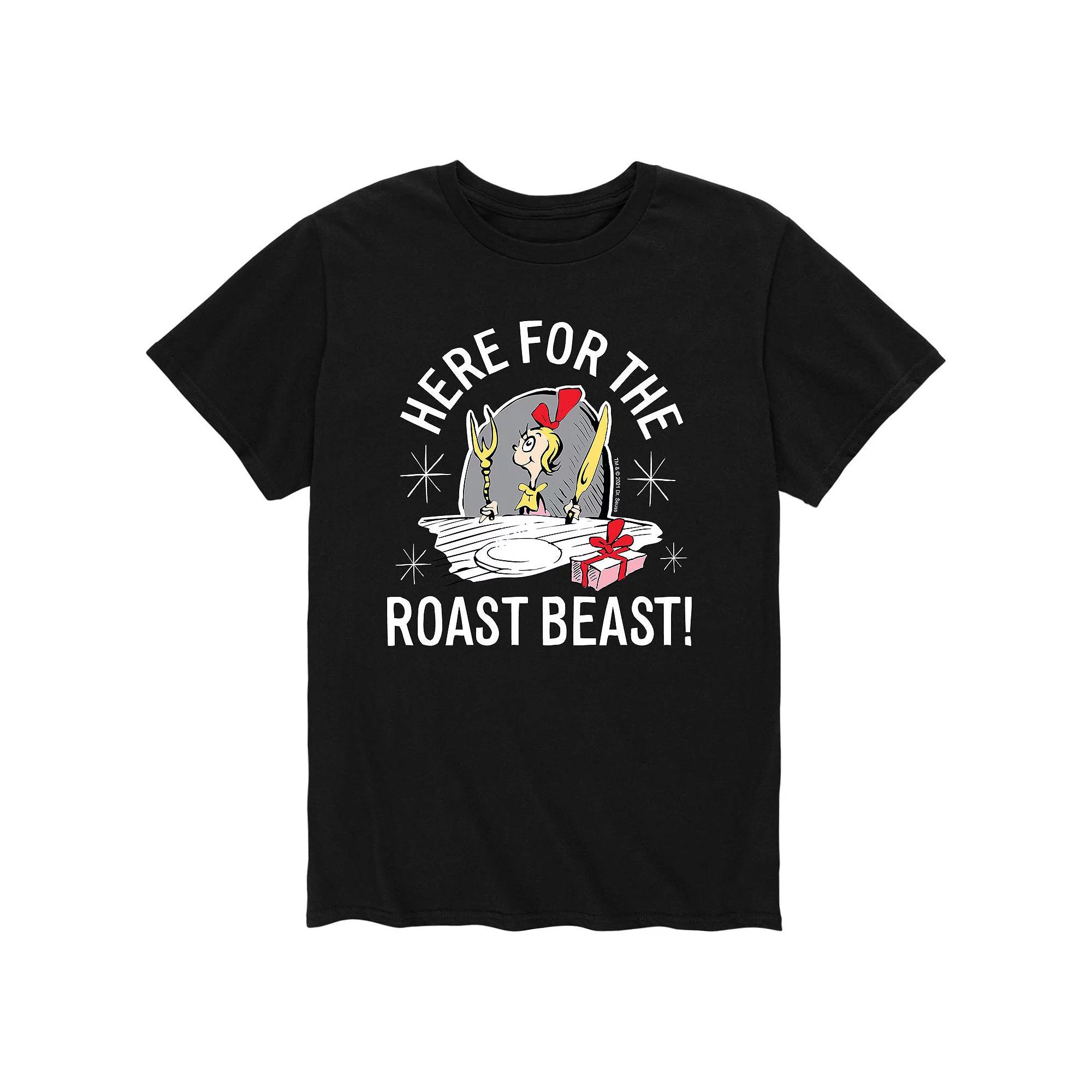 Men's Dr. Seuss The Grinch "Here For The Roast Beast!" Tee,  Product Image