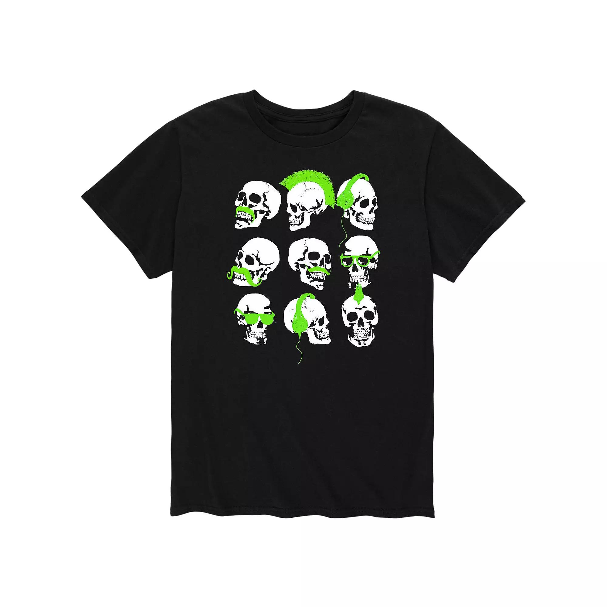 Men's Skull Crew Graphic Tee,  Product Image