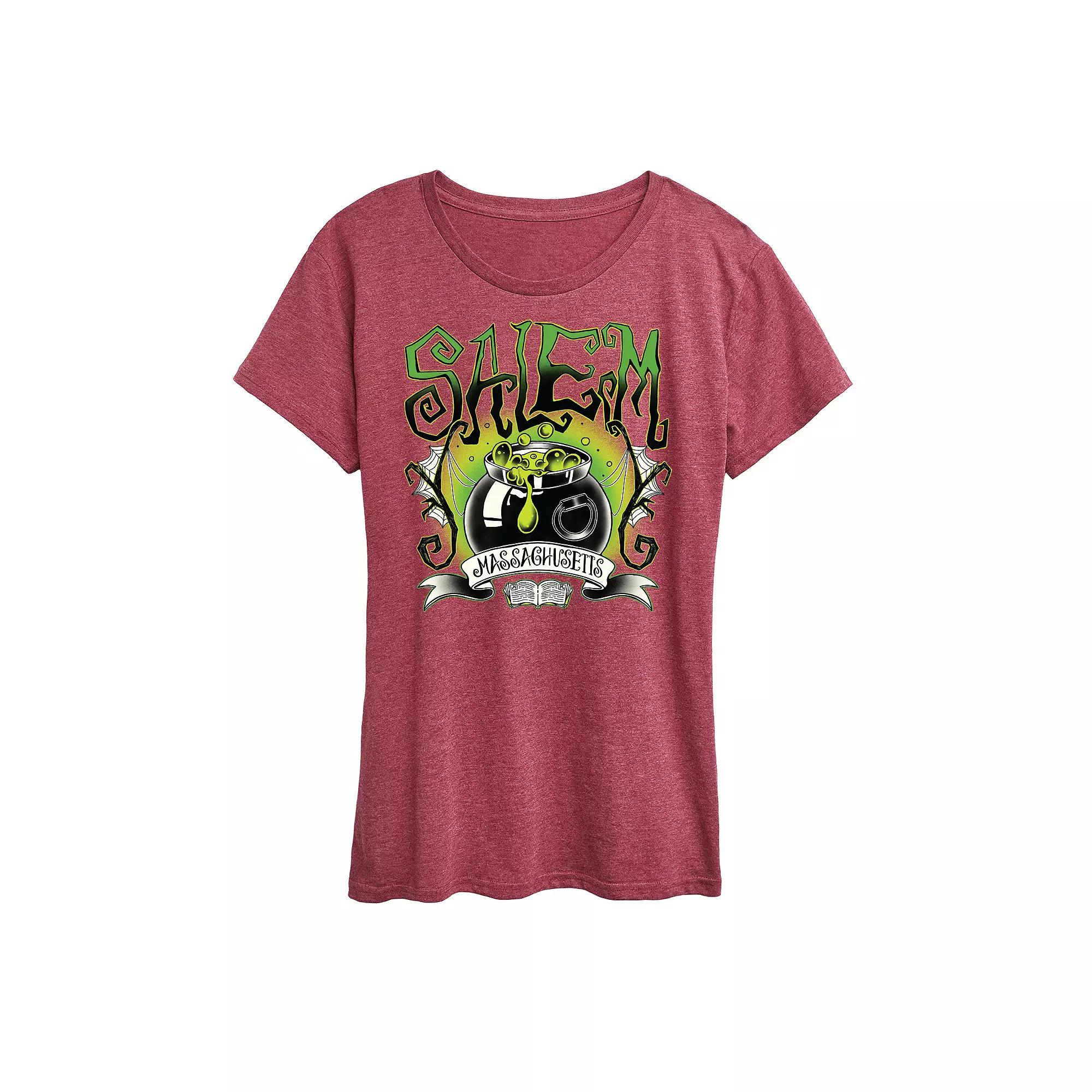 Women's Salem Witchy Collegiate Graphic Tee,  Product Image