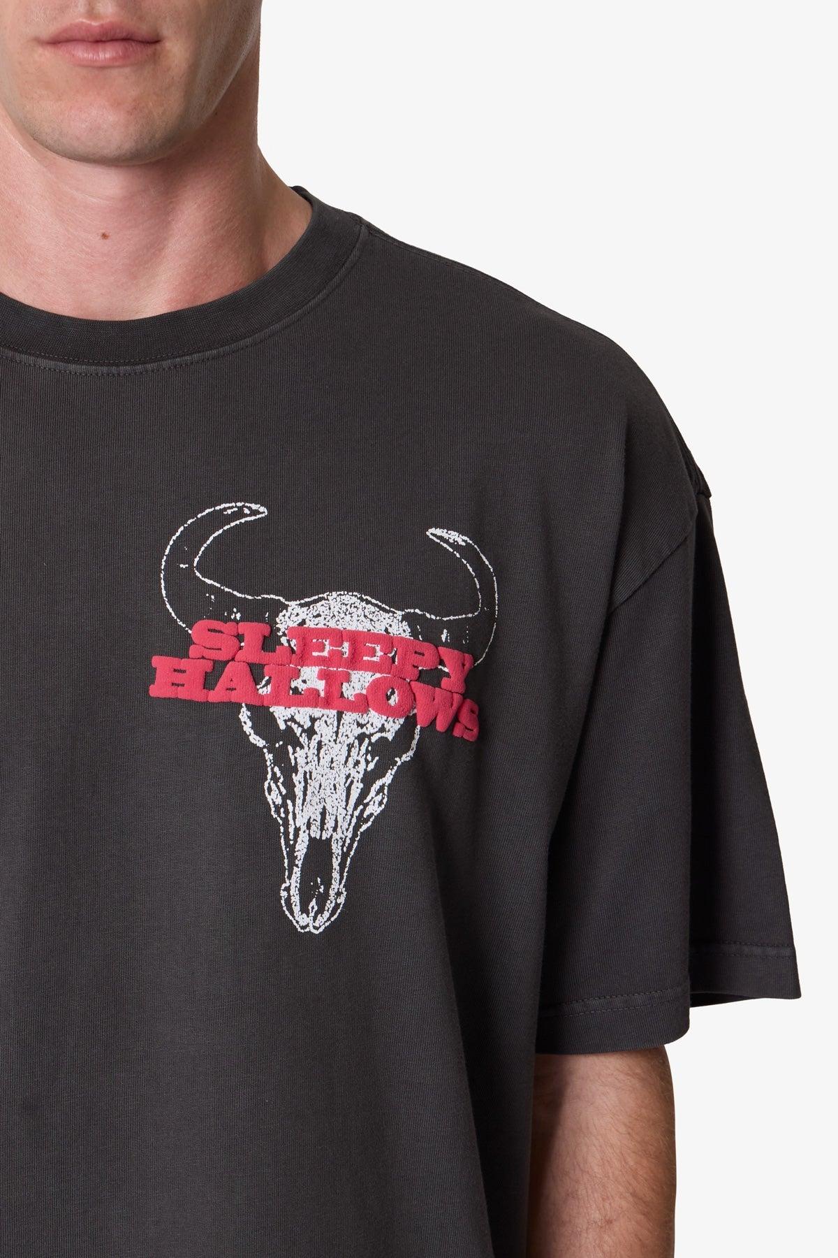 Bullskull Tee - Washed Black Product Image