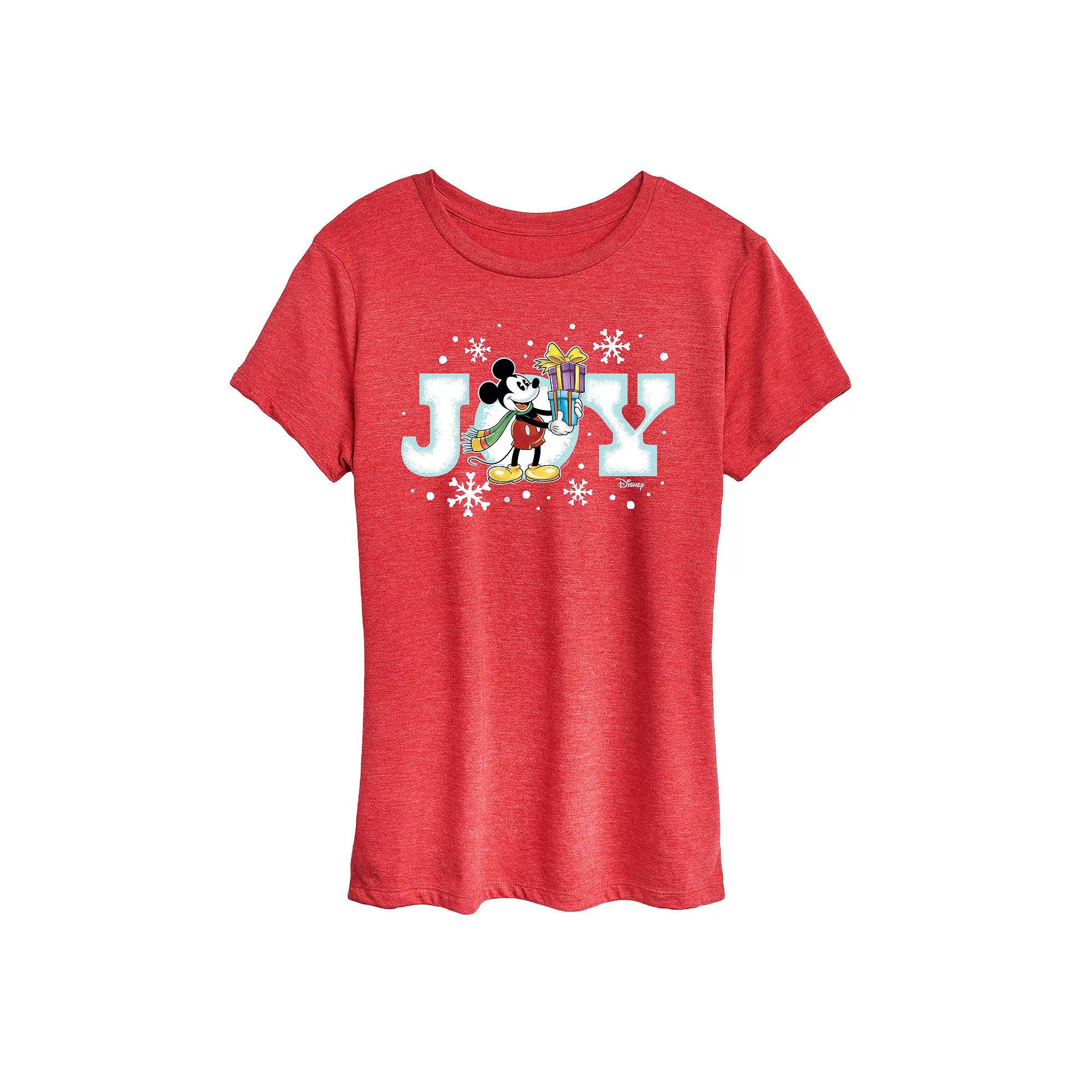 Disney's Mickey Mouse Women's Joy Mickey Graphic Tee,  Product Image