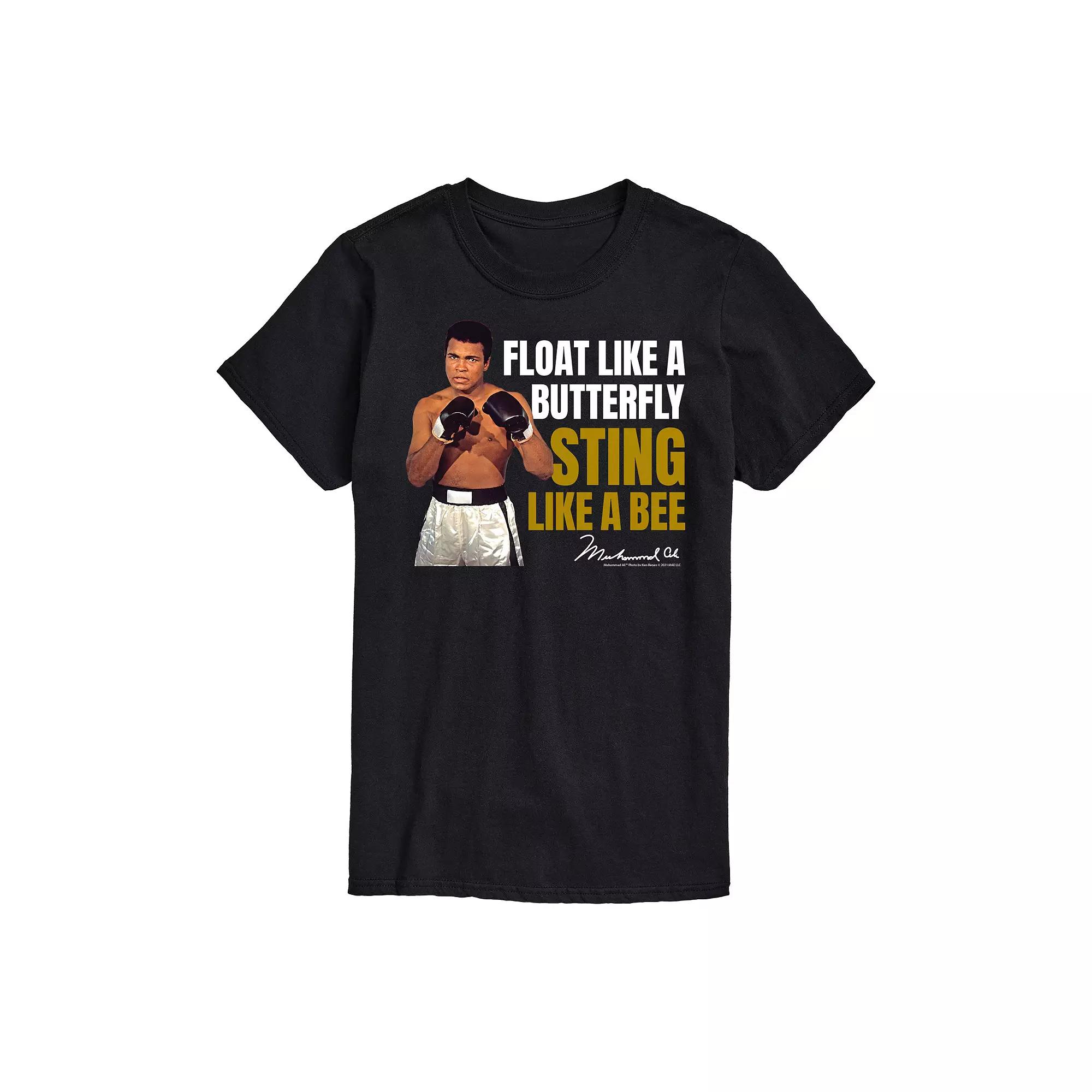 Big & Tall Muhammad Ali Float Like A Butterly Tee, Men's,  Product Image