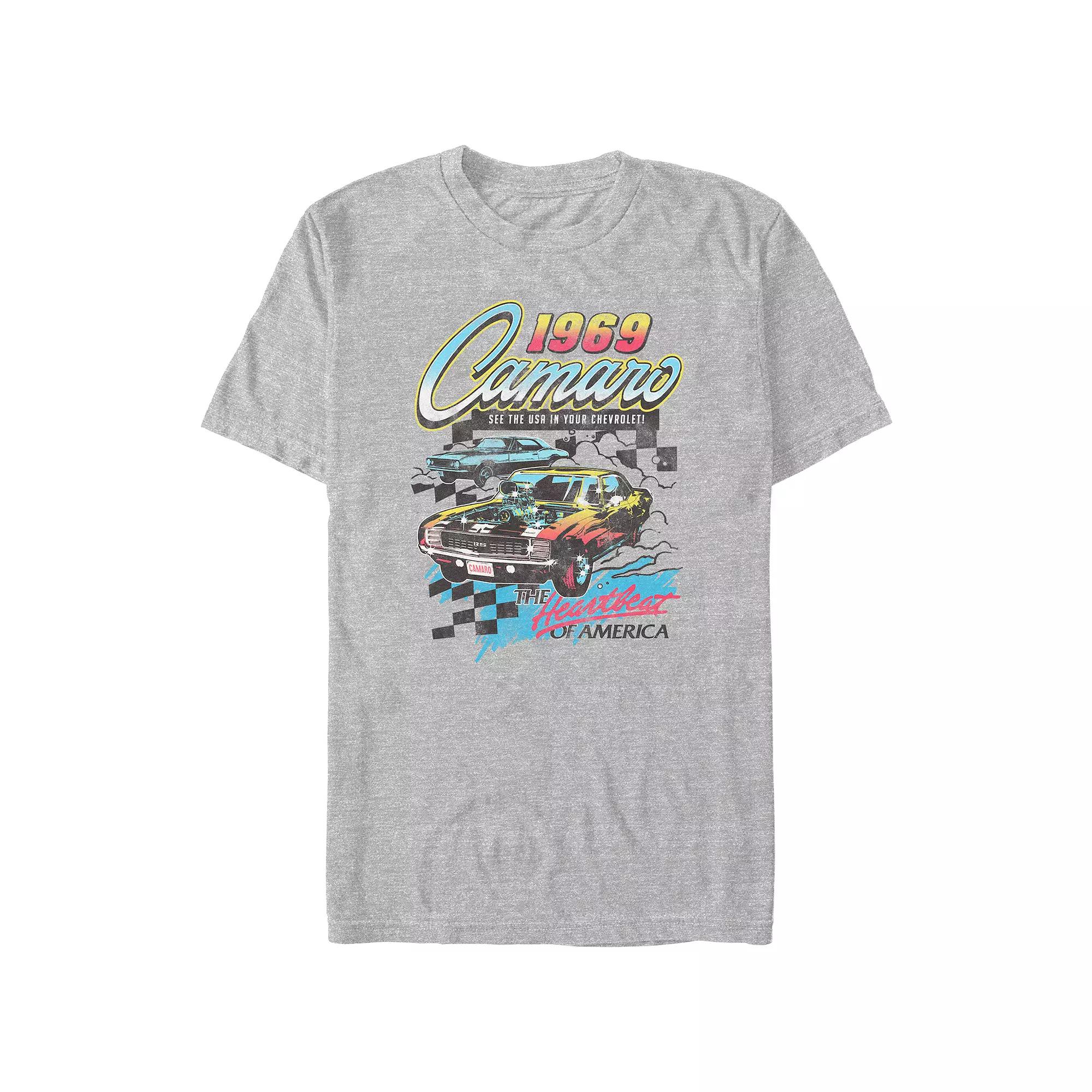 Men's Chevrolet Camaro 1969 The Heartbeat Of America Graphic Tee,  Product Image