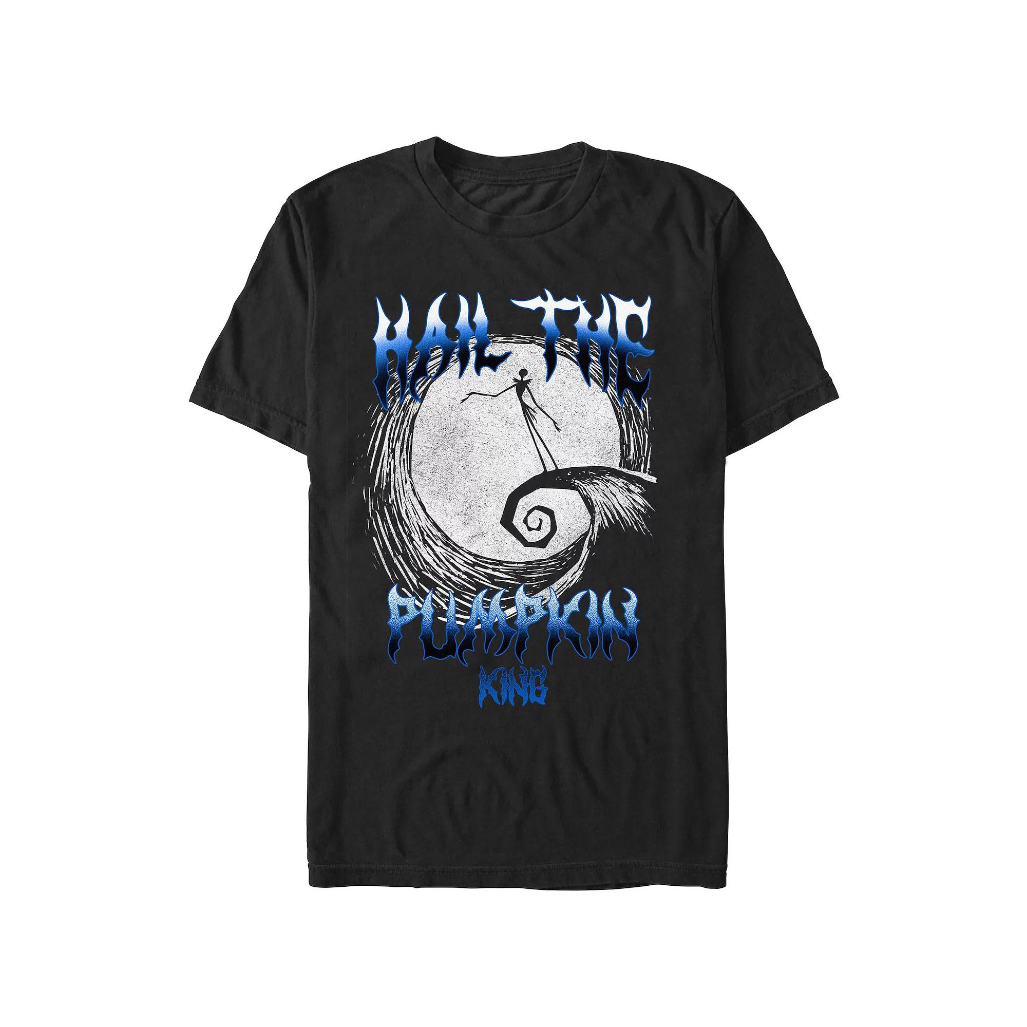 Disney's The Nightmare Before Christmas Hail The Pumpkin King Men's Graphic Tee, Size: XL, Black Product Image