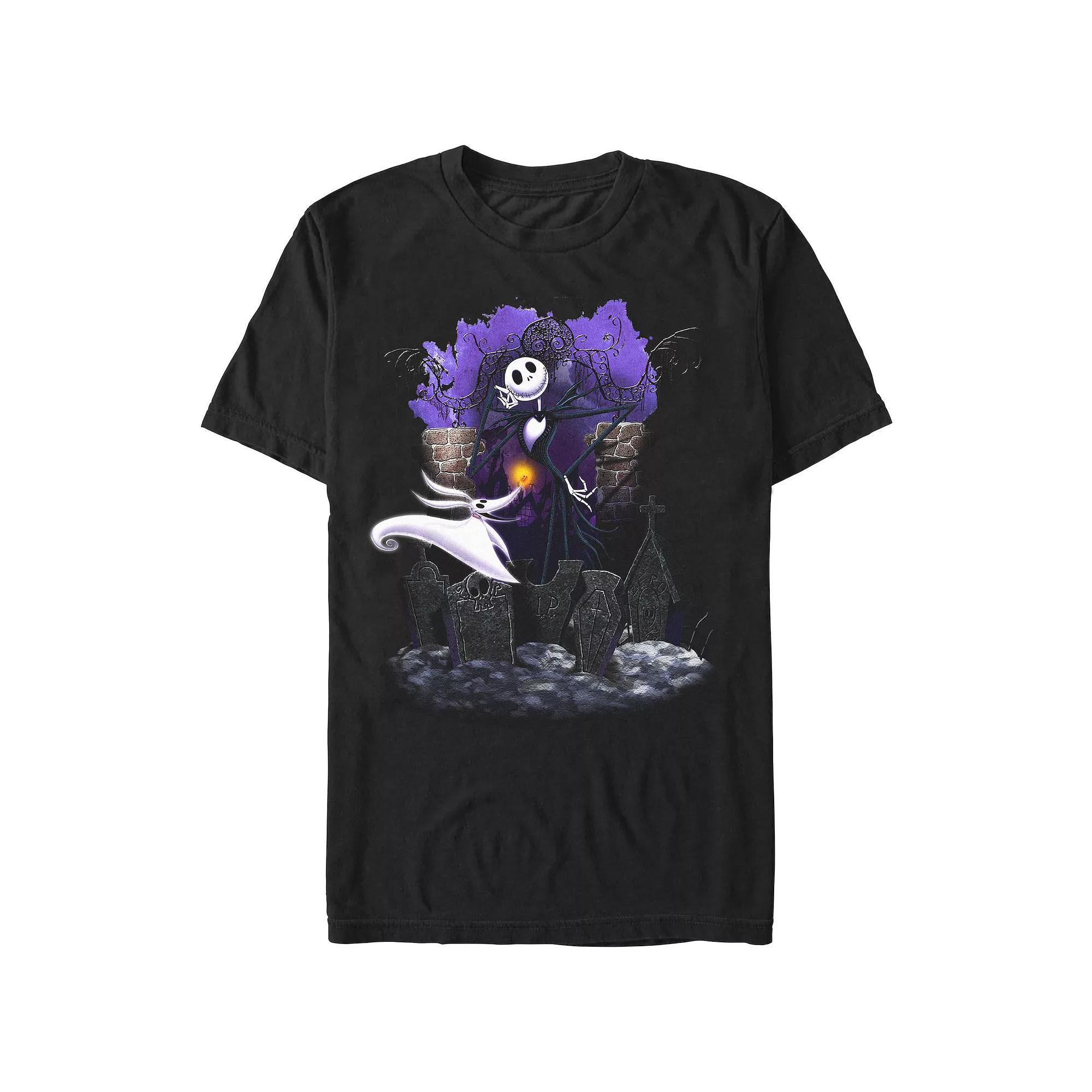 Disney's The Nightmare Before Christmas Graveyard Buddies Men's Graphic Tee, Size: Large, Black Product Image