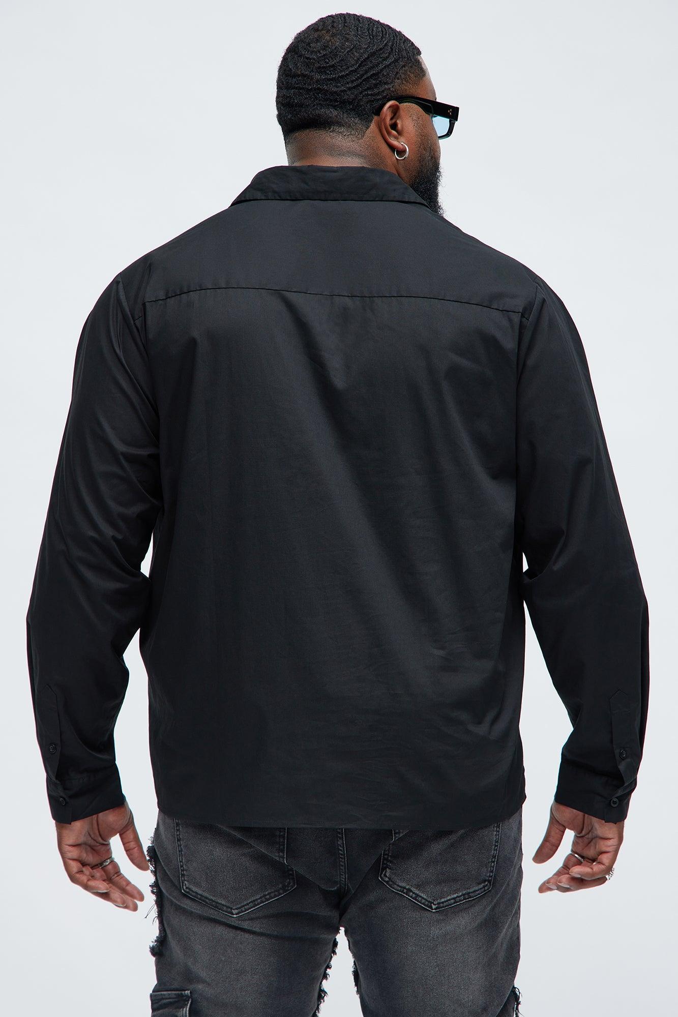Quick Popover Shirt - Black Product Image