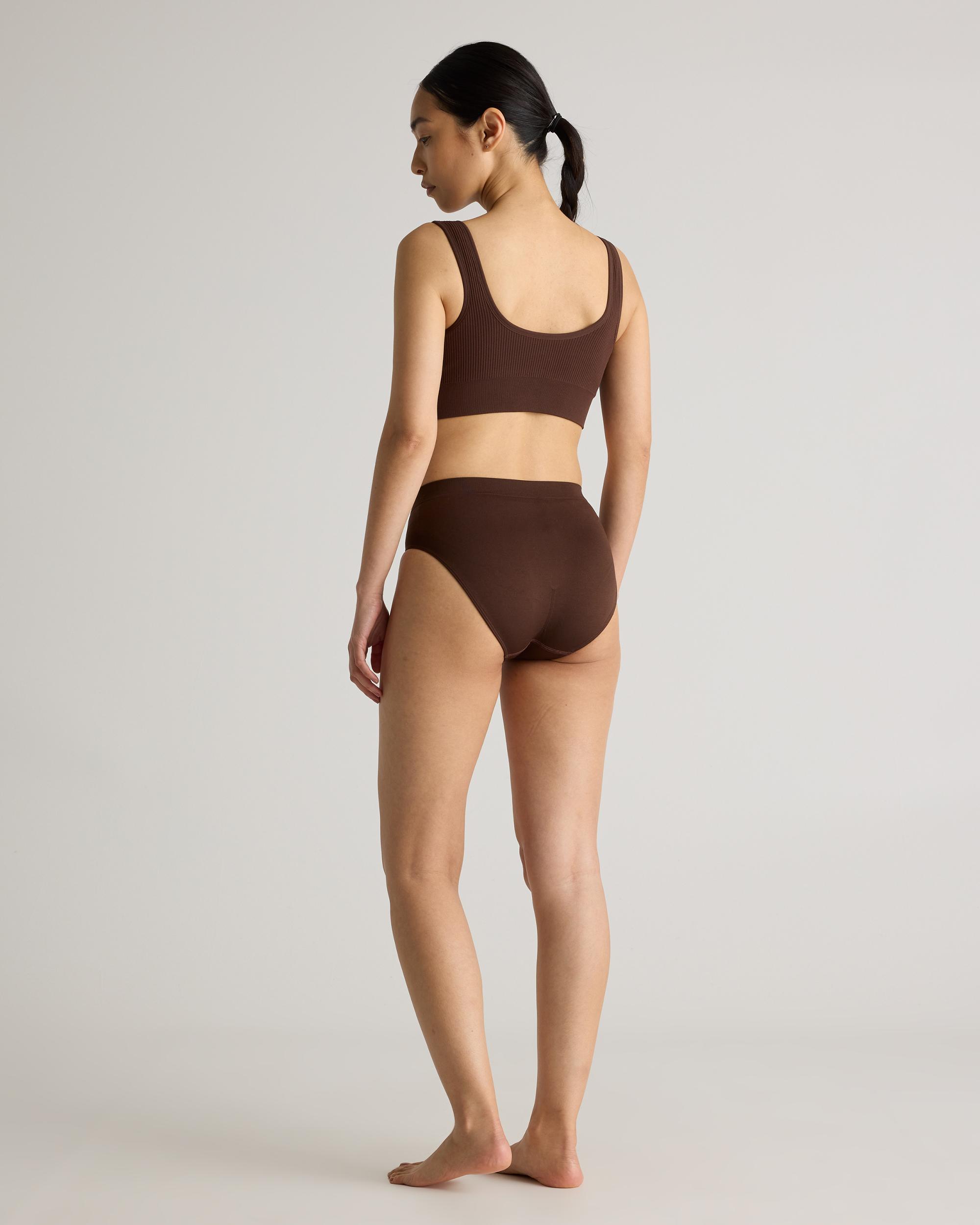 Quince | Women's Comfort Rib Tank Top Bralette Size XS, Nylon/Spandex Product Image