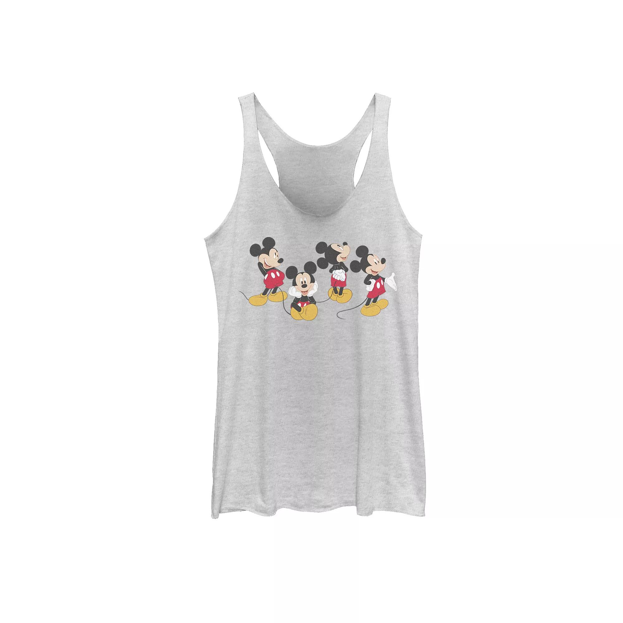 Disney's Mickey Mouse Poses Juniors' Racerback Tank Top, Girl's,  Product Image