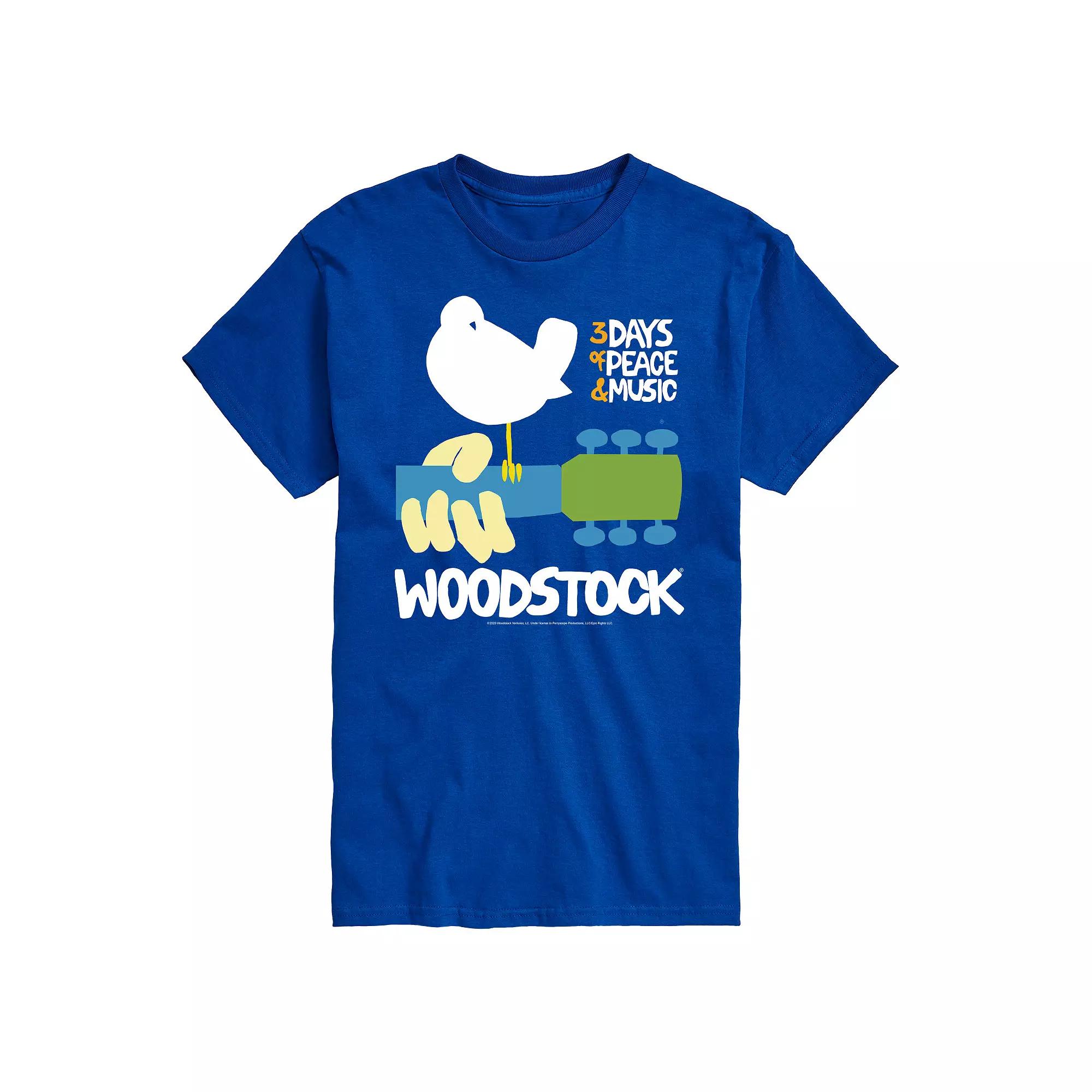 Big & Tall Woodstock Graphic Tee, Men's,  Product Image