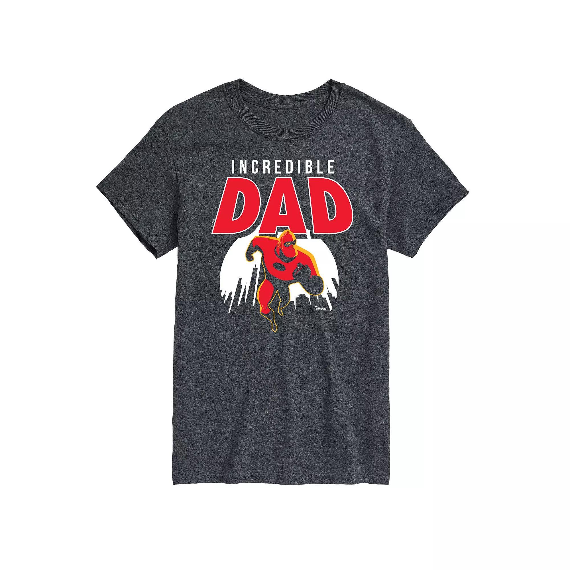 Disney's Men's The Incredibles Incredible Dad Tee,  Product Image