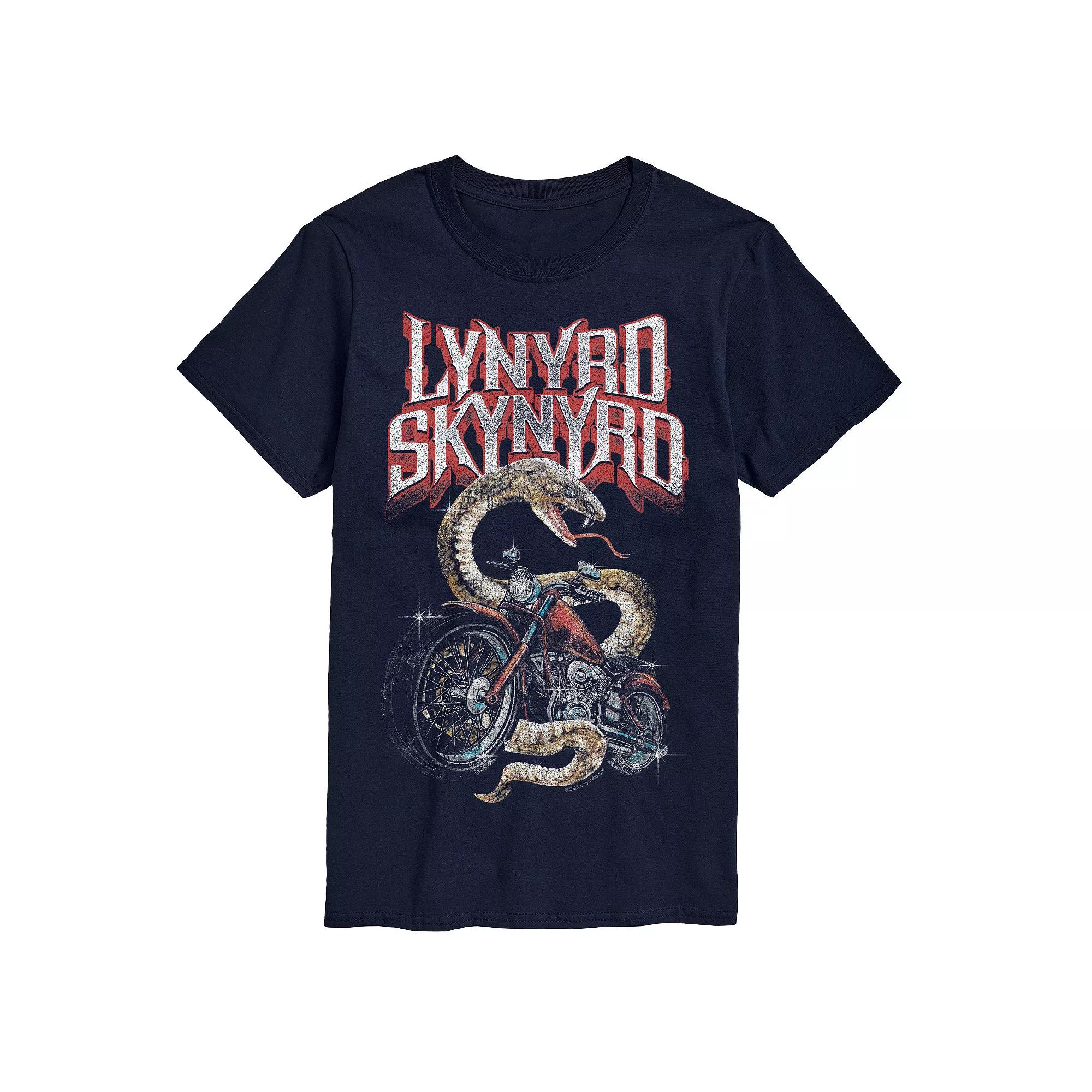 Men's Lynyrd Skynyrd Snake & Motorcycle Distressed Graphic Tee,  Product Image