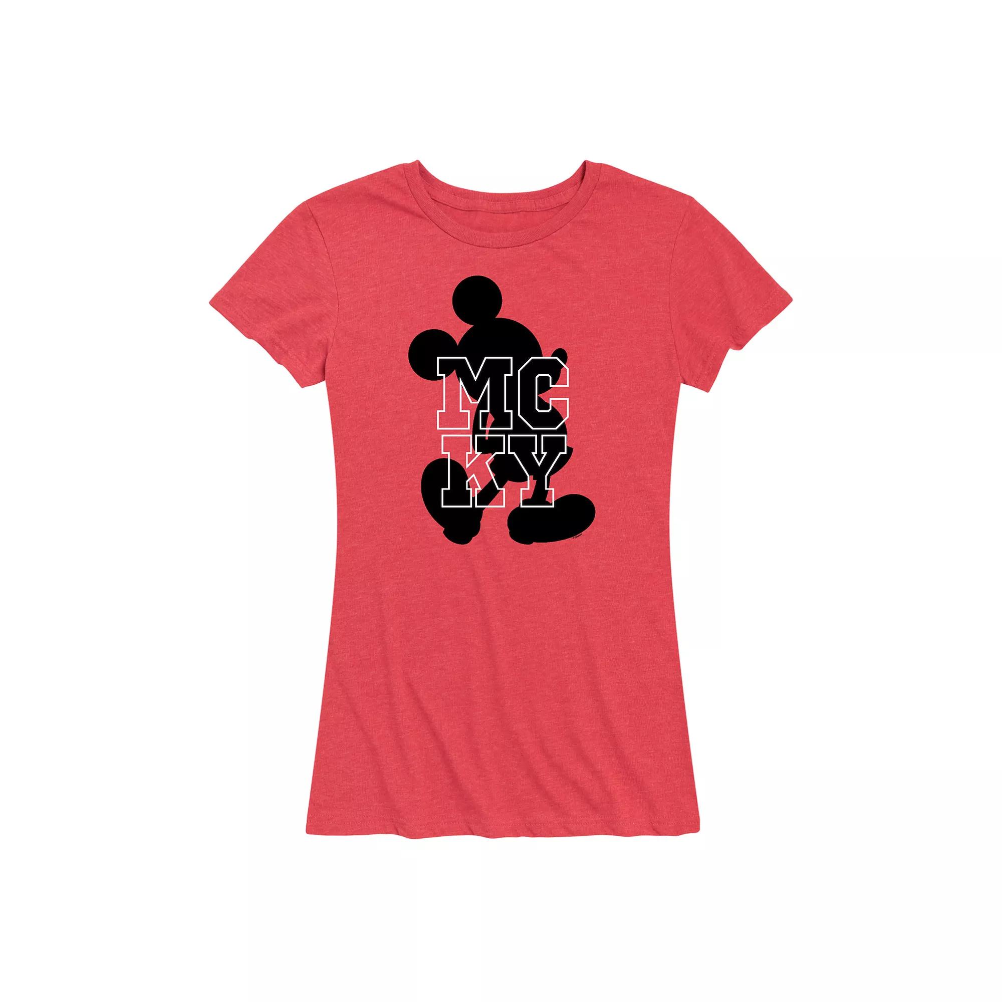 Disney's Mickey Mouse Women's Silhouette Graphic Tee,  Product Image