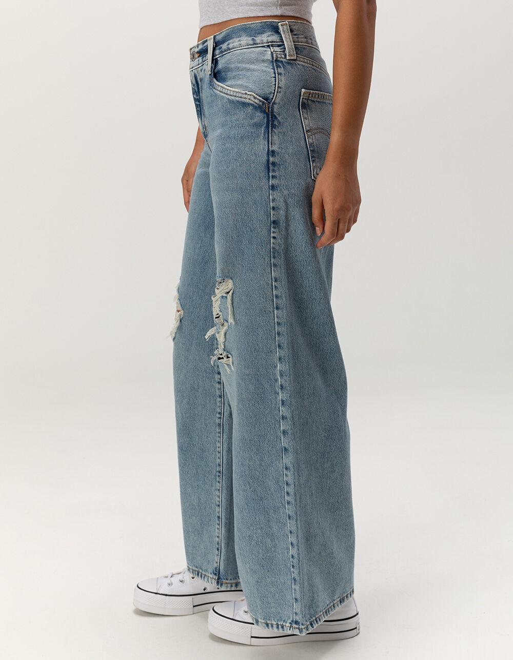 LEVI'S '94 Baggy Wide Leg Womens Jeans - Not In The Mood - MEDIUM DESTRUCTED Product Image