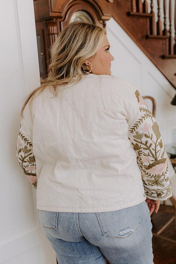 Strolling Down Haight-Ashbury Street Embroidered Jacket Product Image