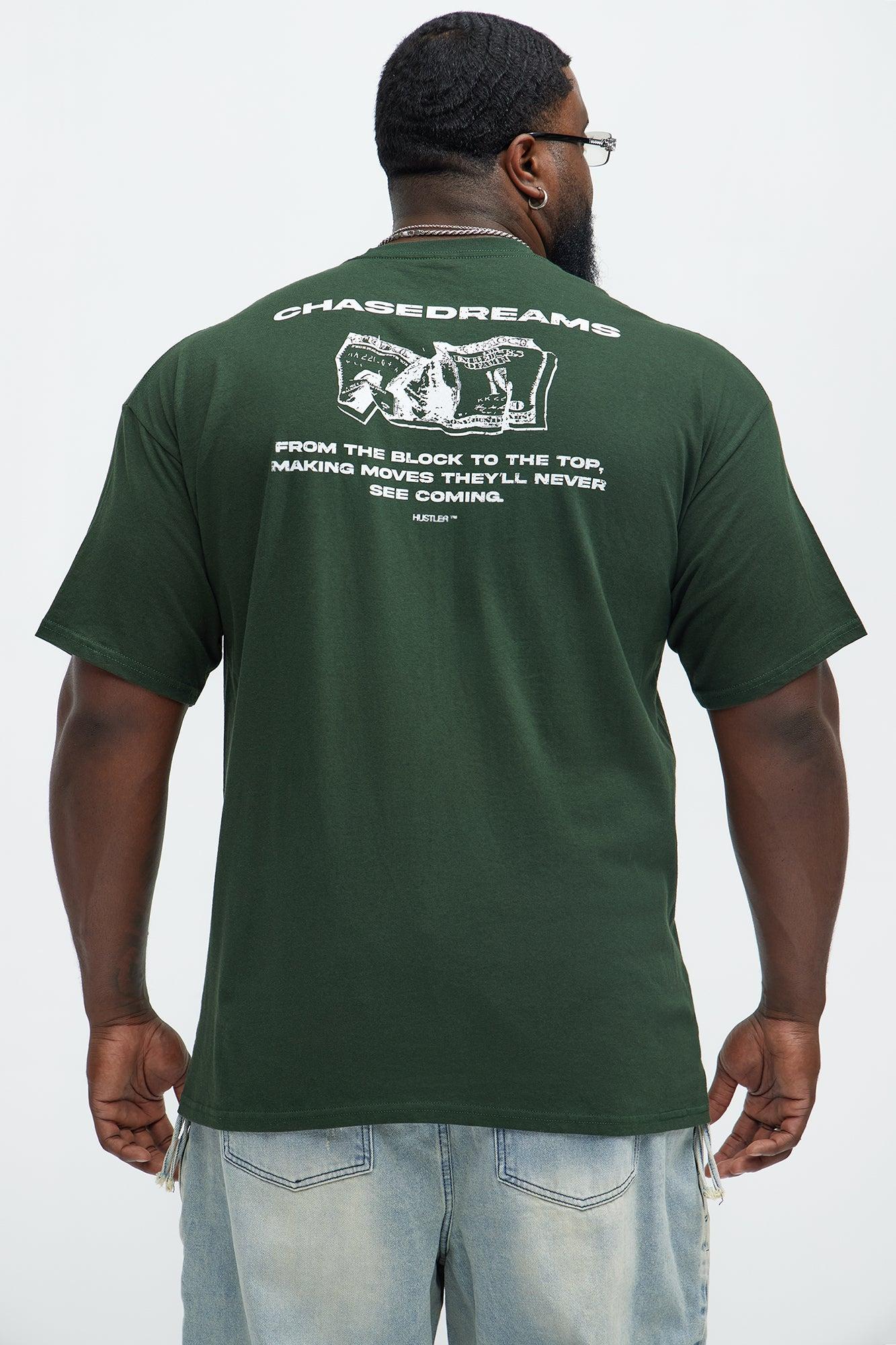 Dream Hustler Short Sleeve Tee - Green Product Image
