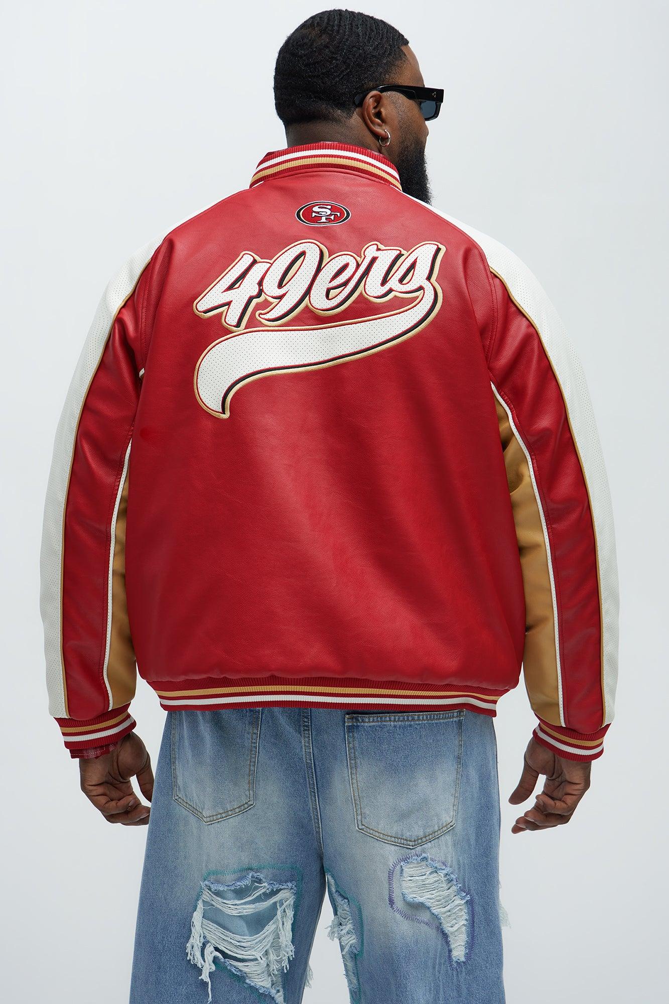 49ers High Standard Jacket - Red/White Male Product Image