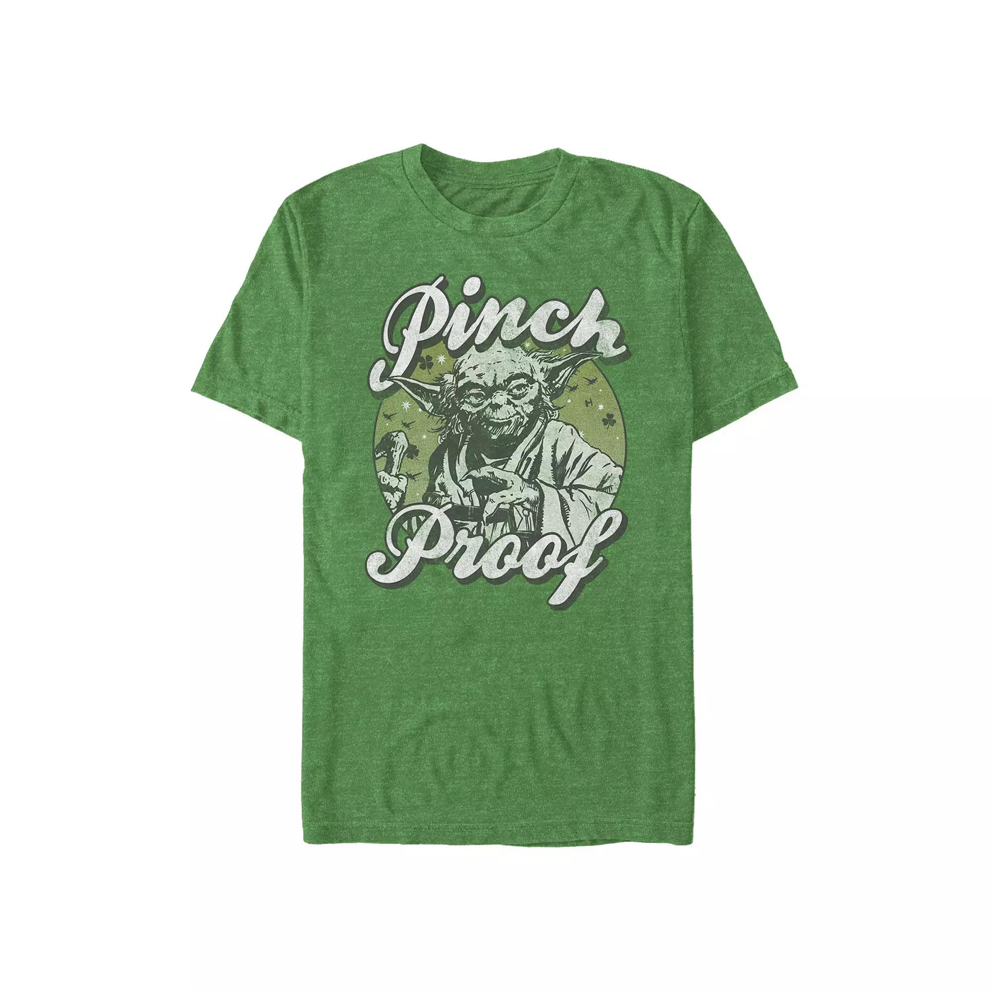Big & Tall Star Wars Yoda Pinch Proof Graphic Tee, Men's,  Product Image