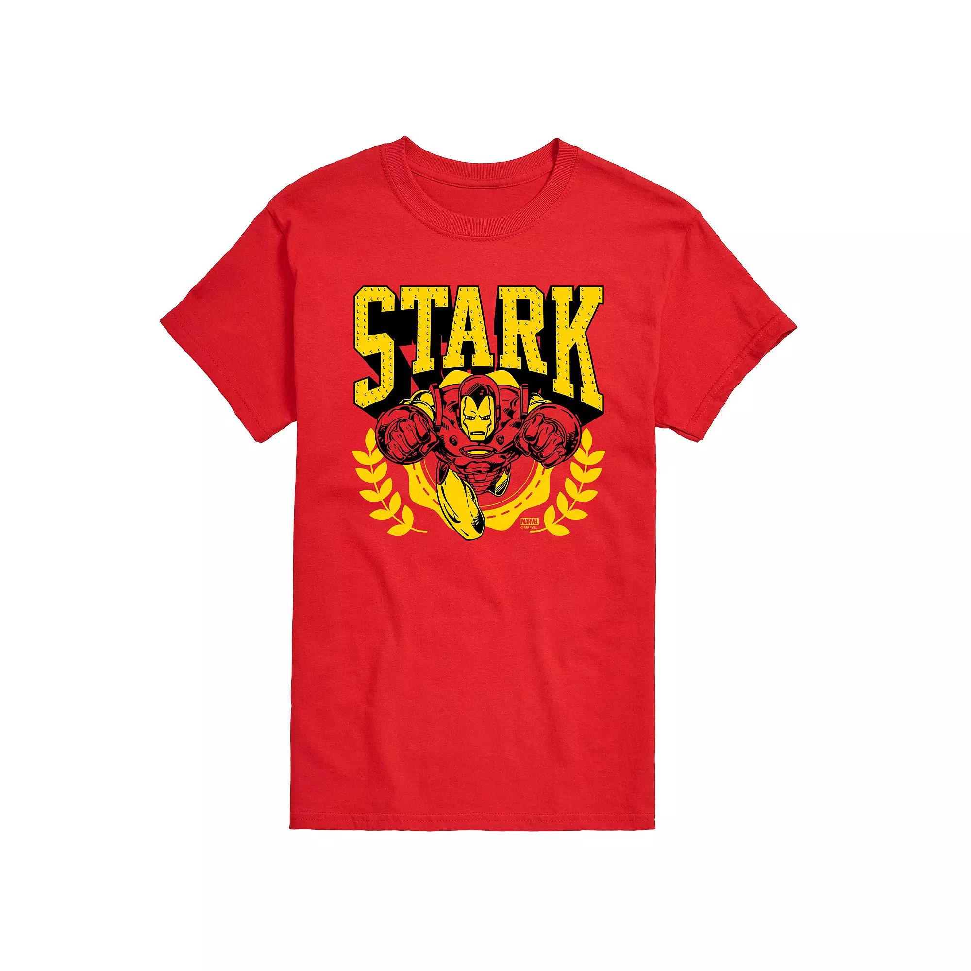 Big & Tall Marvel Iron Man Stark Collegiate Graphic Tee, Men's,  Product Image