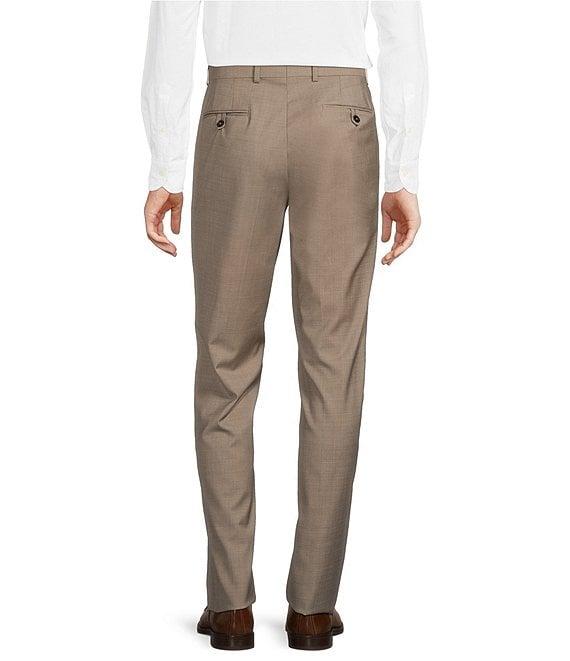 Cremieux Modern Fit Flat Front Sharkskin Pattern Dress Pants Product Image