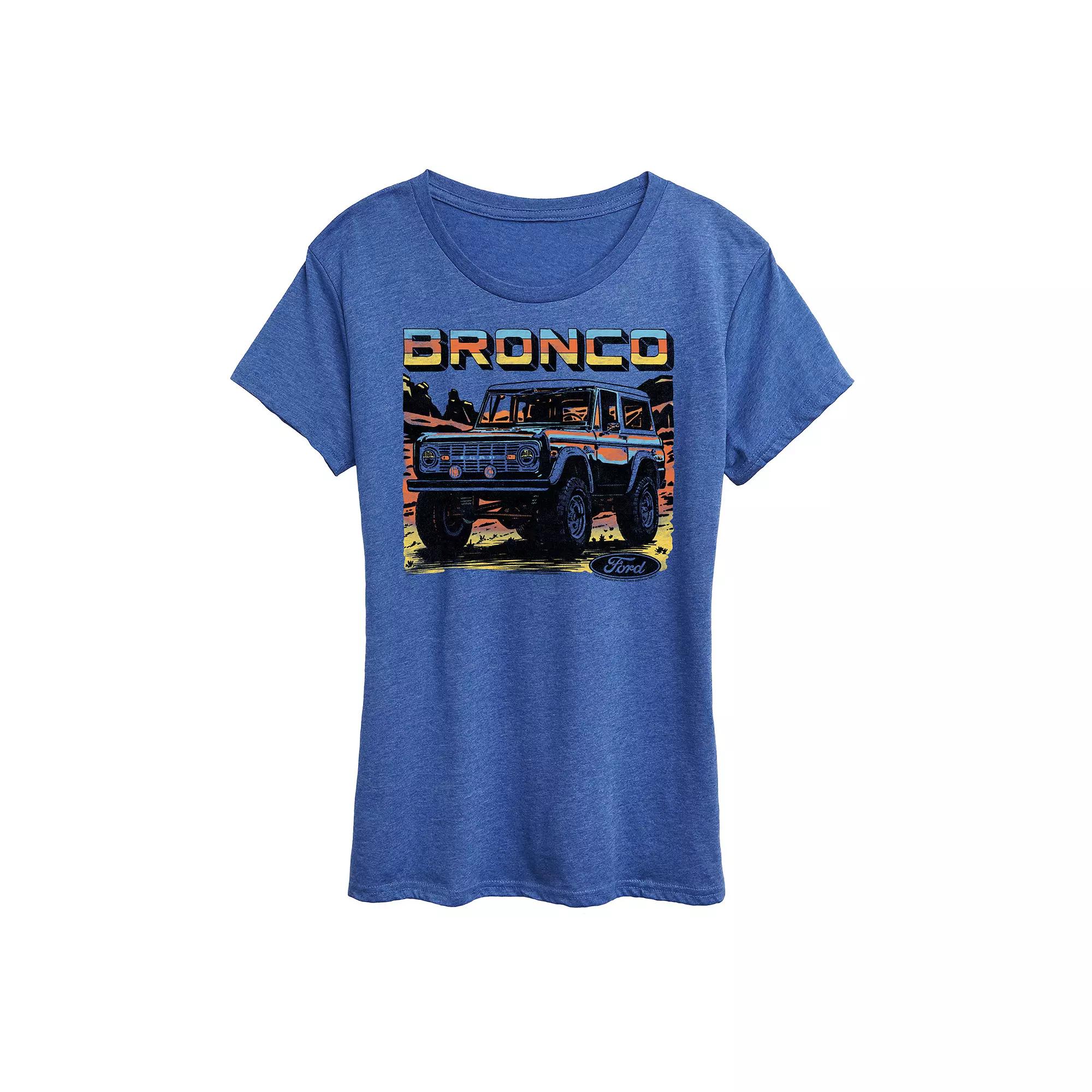 Women's Ford Bronco Illustration Graphic Tee,  Product Image