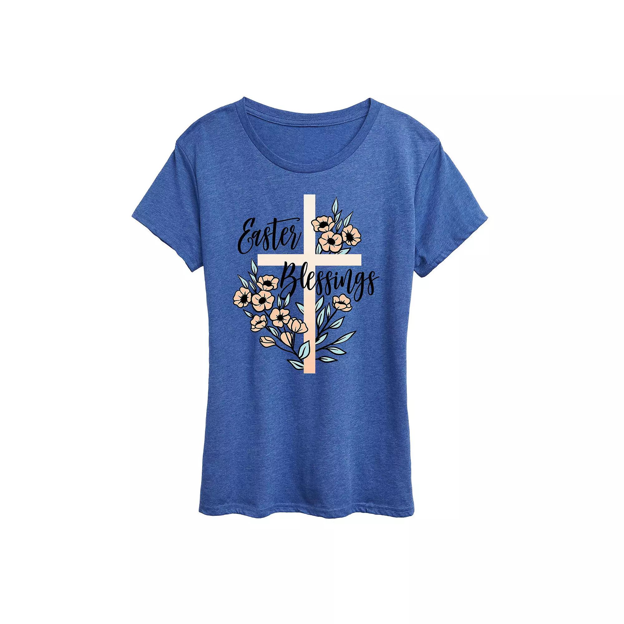 Women's Easter Blessings Graphic Tee,  Product Image