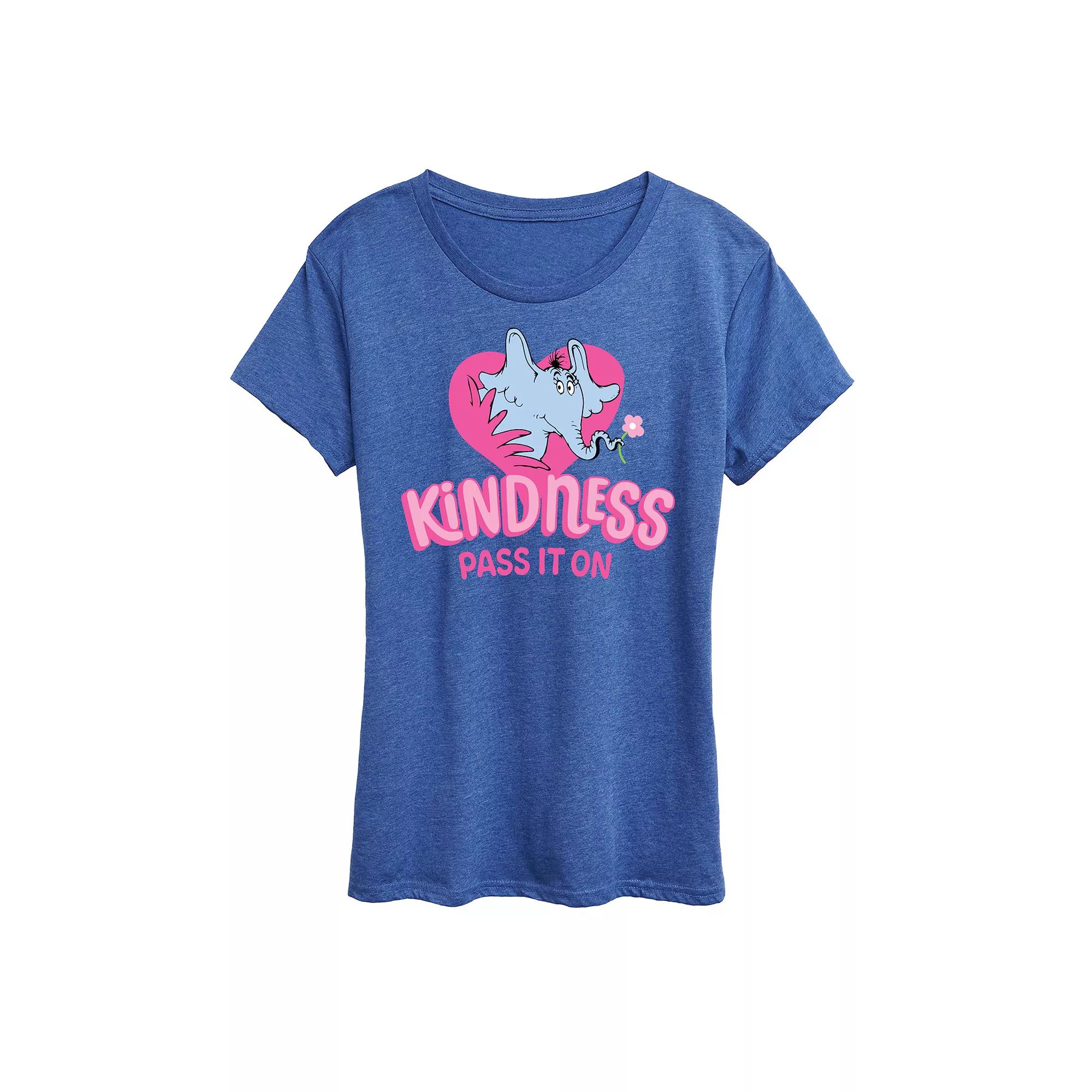 Women's Dr. Seuss Kindness Pass It On Graphic Tee, Girl's,  Product Image