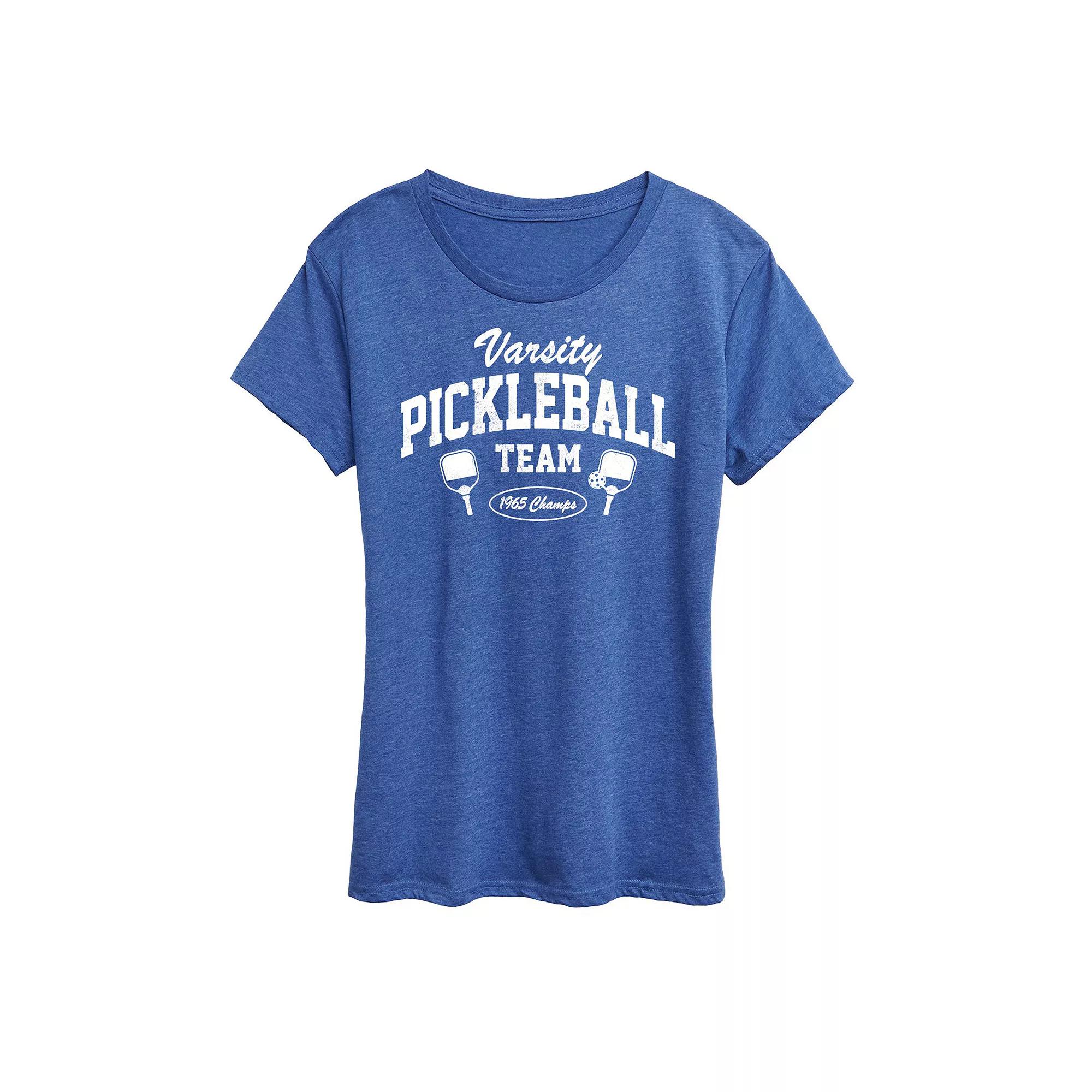 Plus Varsity Pickleball Graphic Tee, Women's,  Product Image