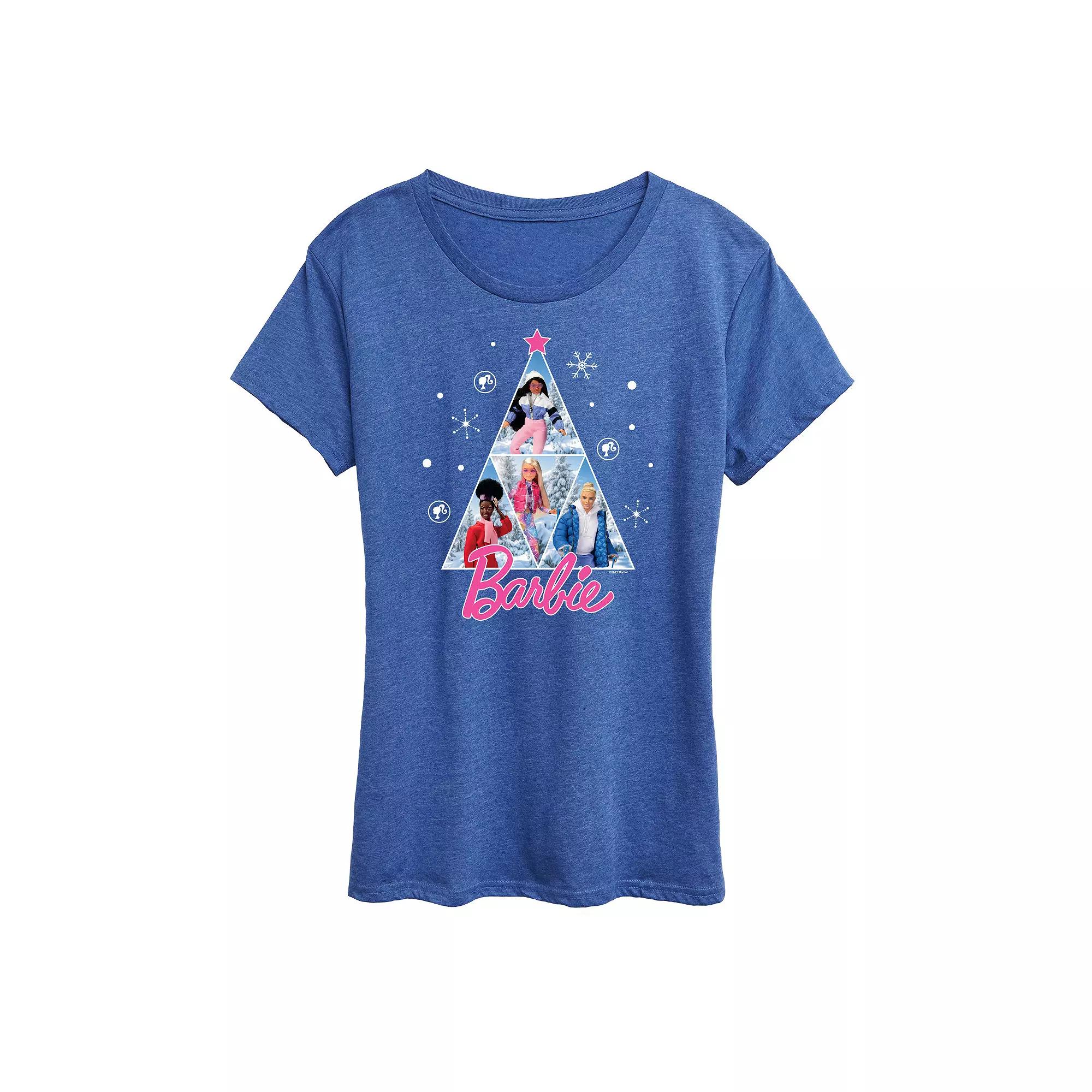 Women's Barbie® Winter Holiday Graphic Tee, Girl's,  Product Image