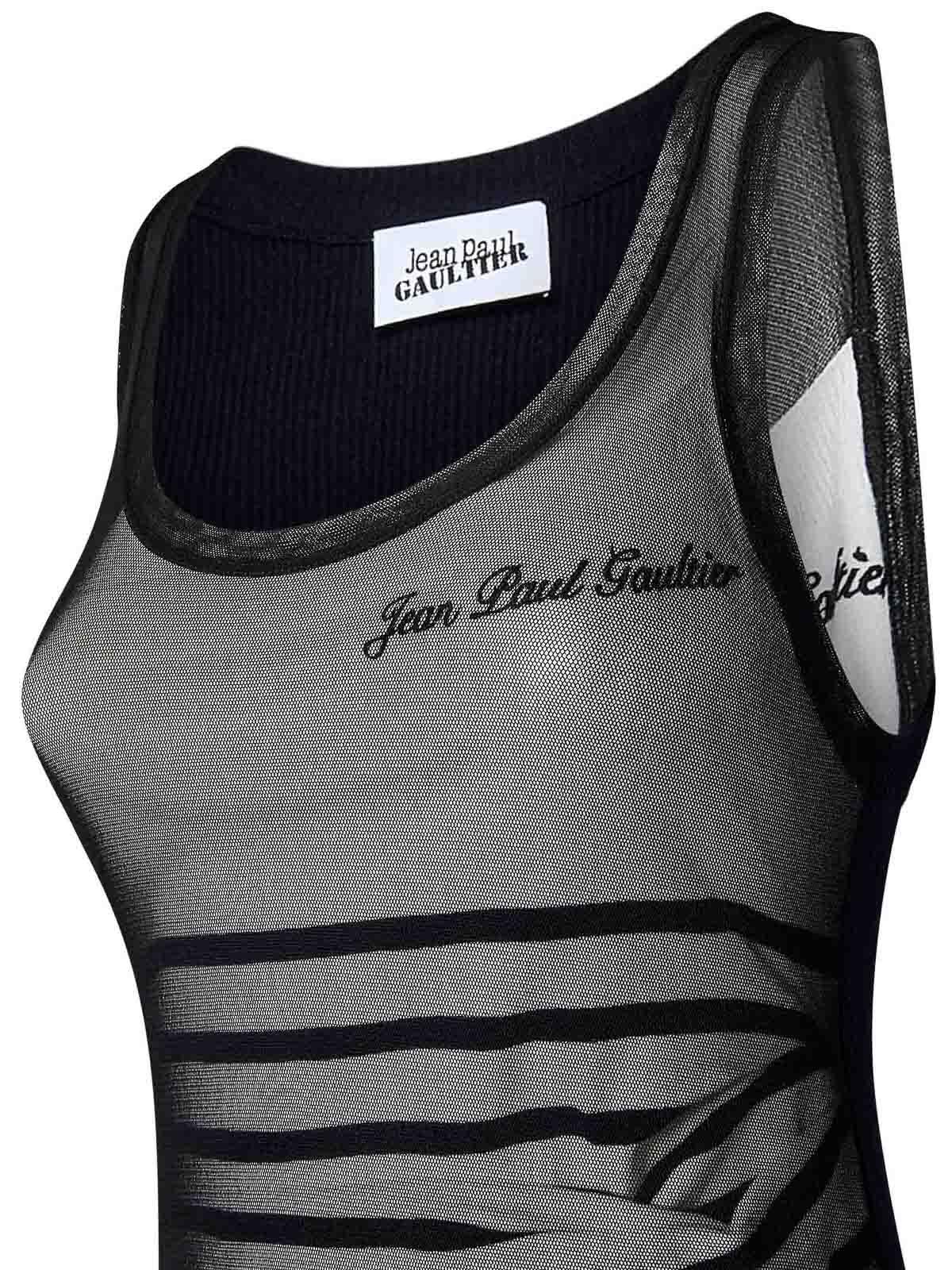 Black & Navy 'The Bi-Material Marinière' Maxi Dress Product Image