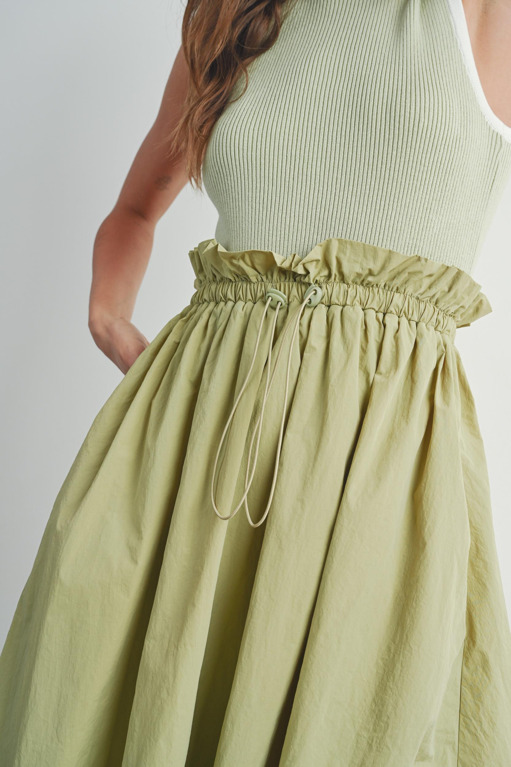 Contrast Tank Twofer Dress Product Image