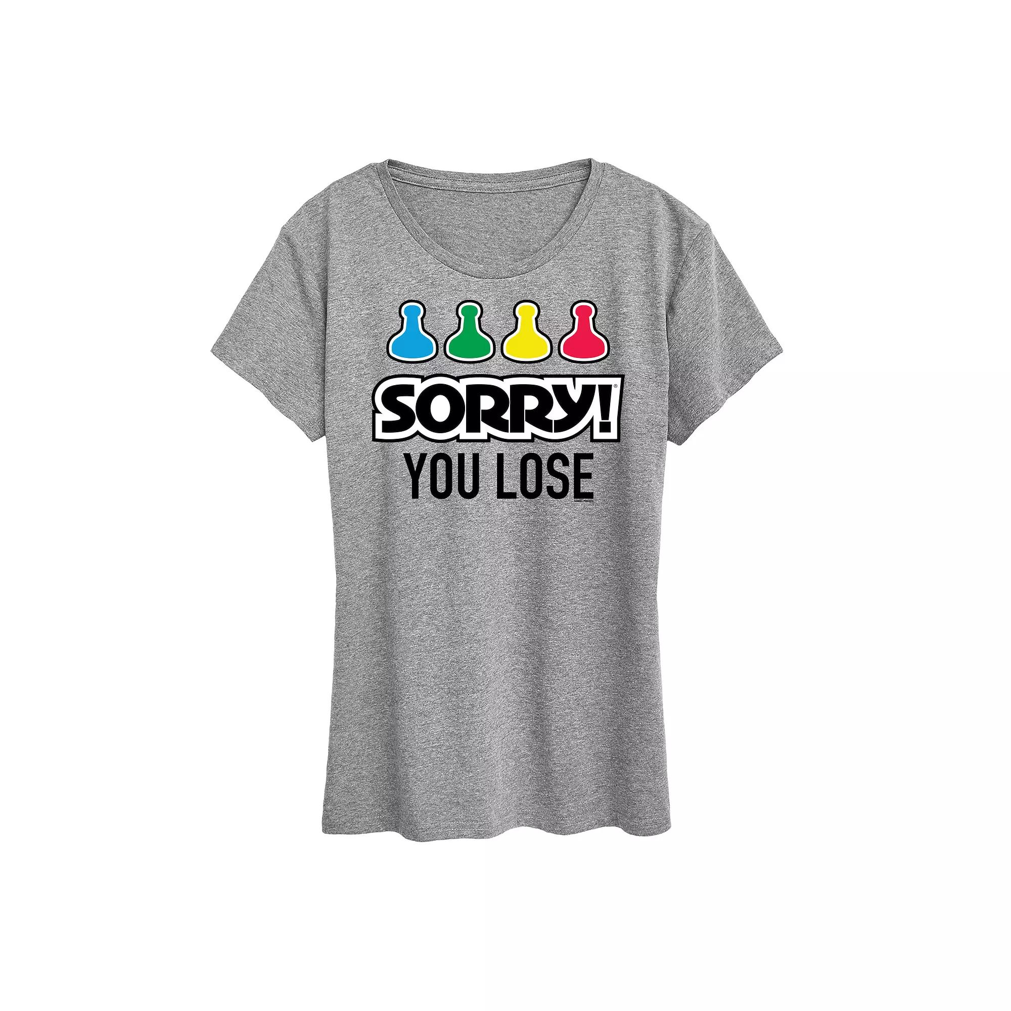 Women's Sorry You Lose Tee Graphic Tee by Hasbro,  Product Image