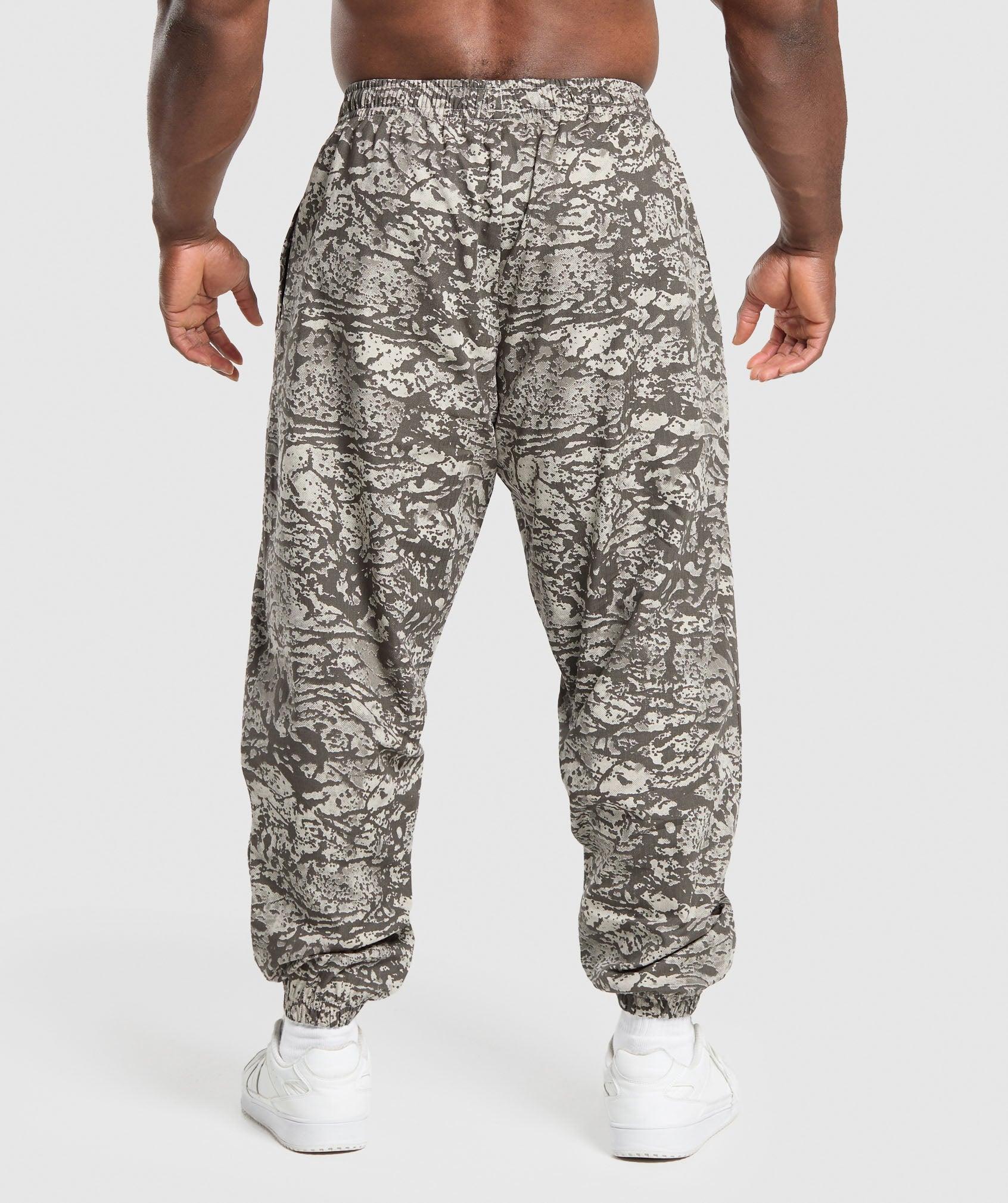Gymshark Ripstop Pumper Pants - Pebble Grey Male Product Image