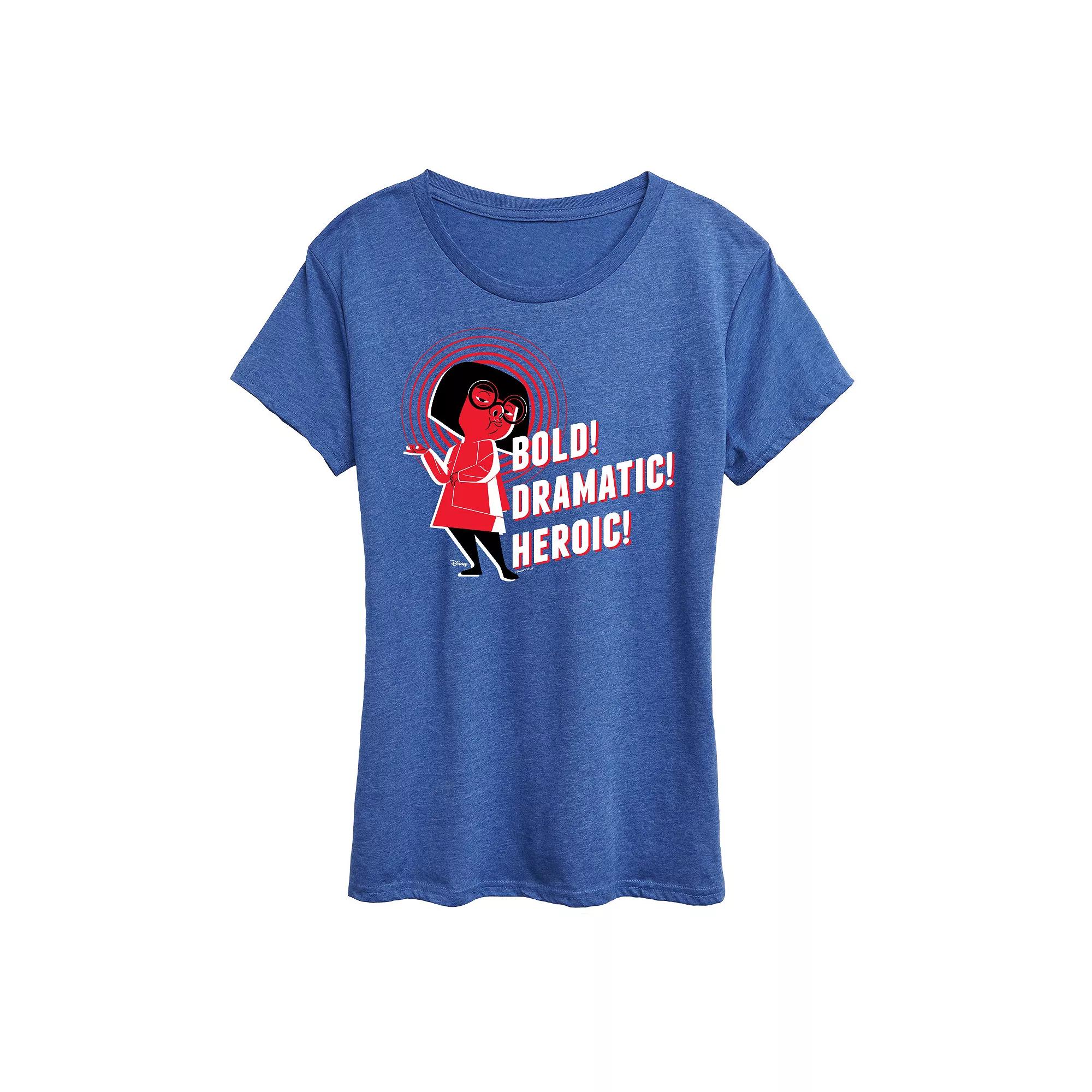Disney / Pixar's The Incredibles Edna Women's Bold Dramatic Graphic Tee,  Product Image