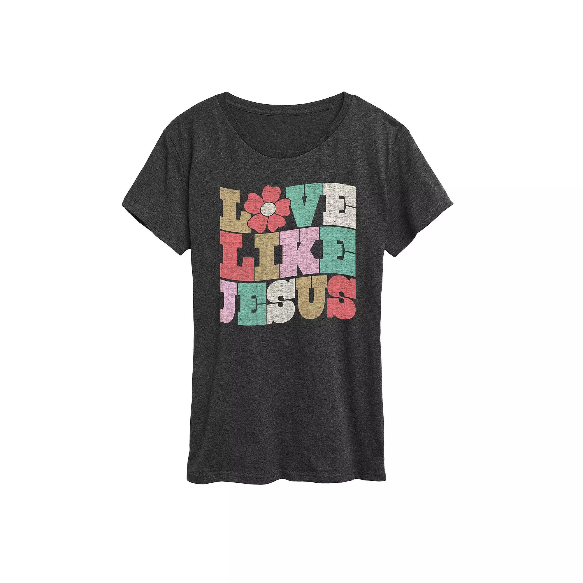 Women's Love Like Jesus Graphic Tee, Girl's,  Product Image