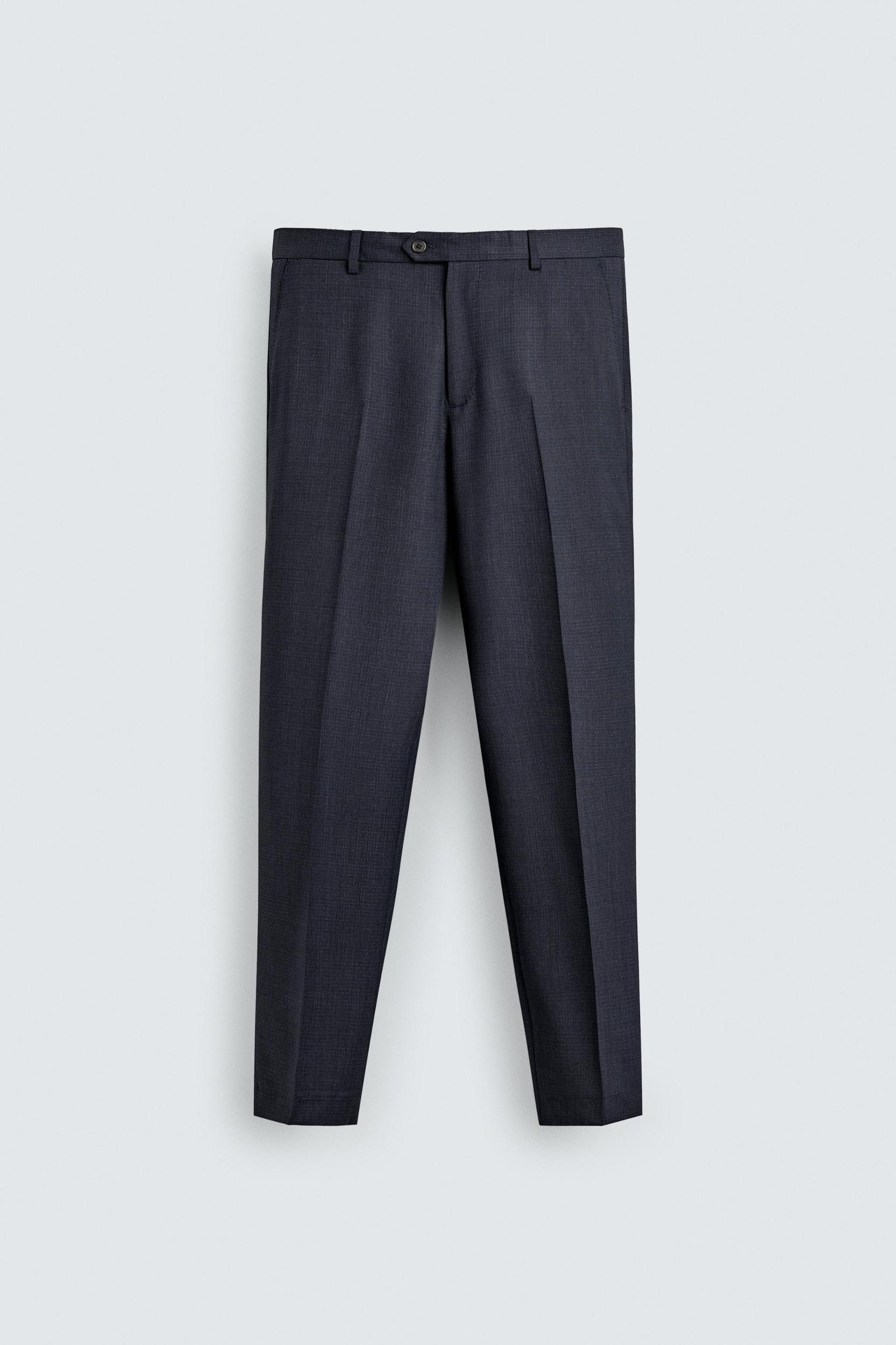 REGULAR FIT 100% WOOL SUIT PANTS Product Image