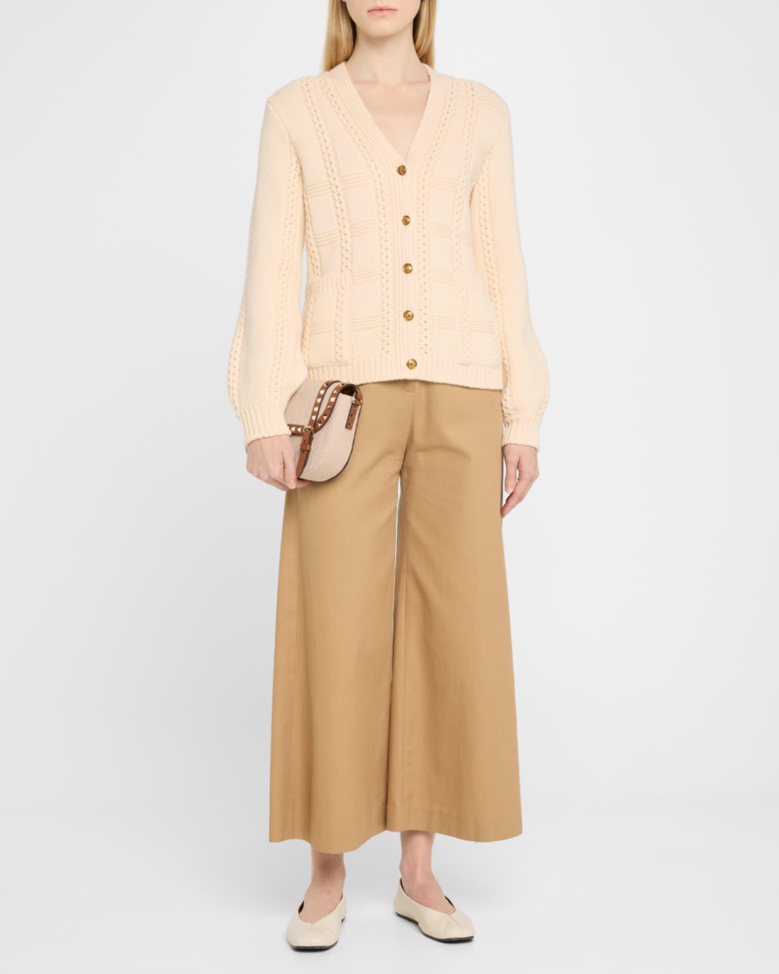 Small Rockstud Canvas Saddle Crossbody Bag Product Image