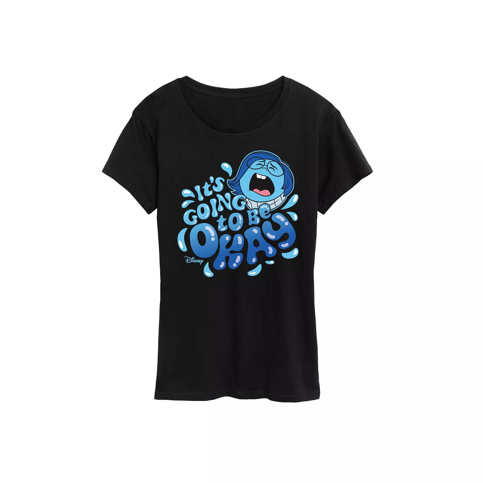 Disney / Pixar's Inside Out 2 Sadness Women's It's Going To Be OK Graphic Tee,  Product Image