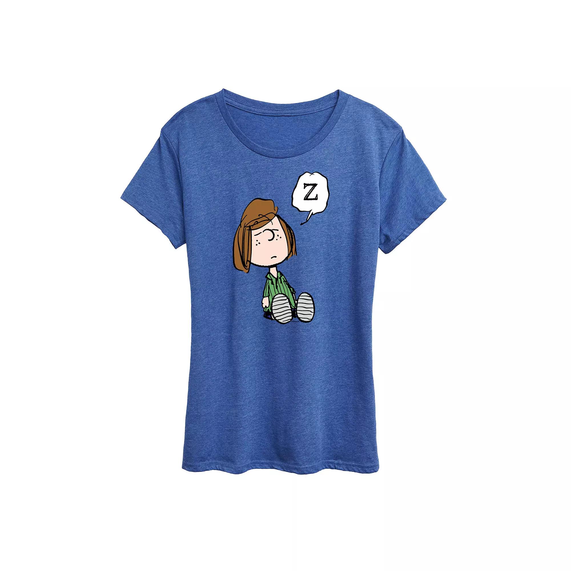 Women's Peanuts Peppermint Patty Doze Graphic Tee,  Product Image