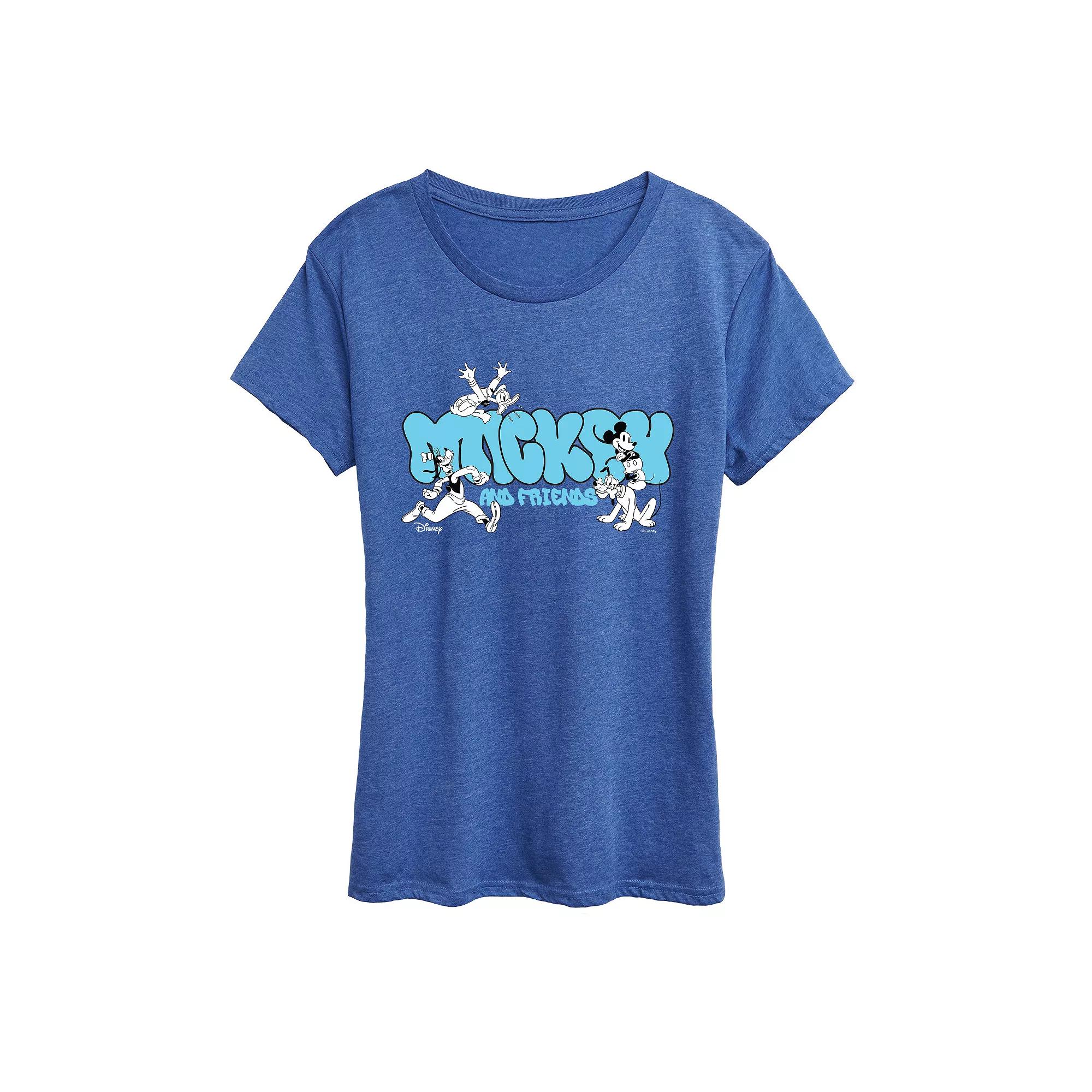 Women's Bunny Face Glasses Graphic Tee,  Product Image