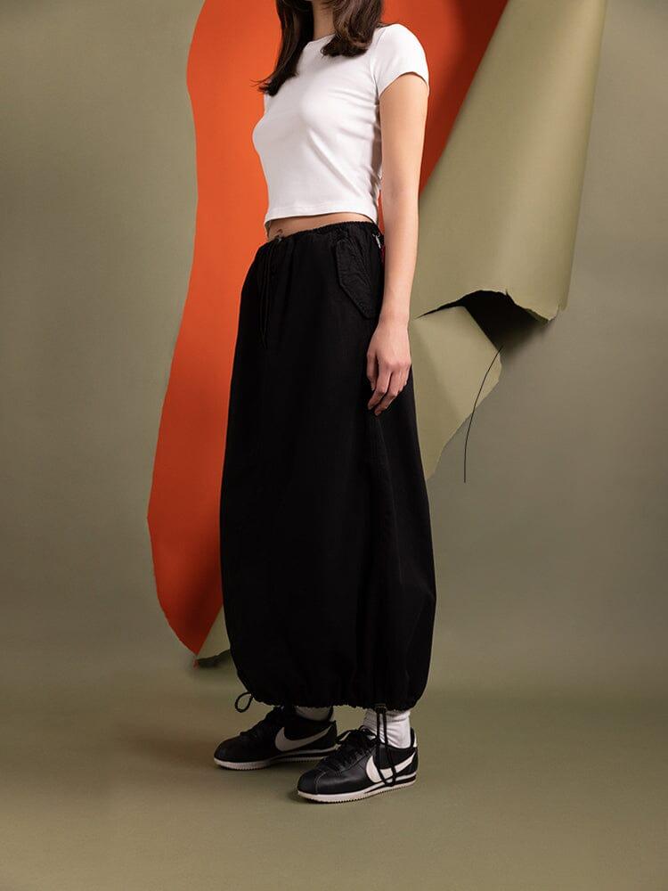 WOMEN'S DRAWCORD SKIRT (SEASONAL) - OG-107 GREEN / S Product Image