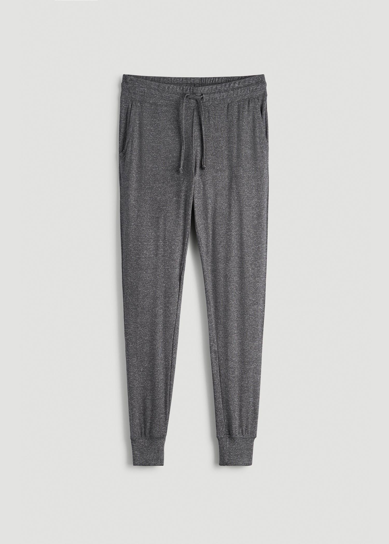 Cozy Lounge Joggers for Tall Women in Charcoal Mix Female Product Image