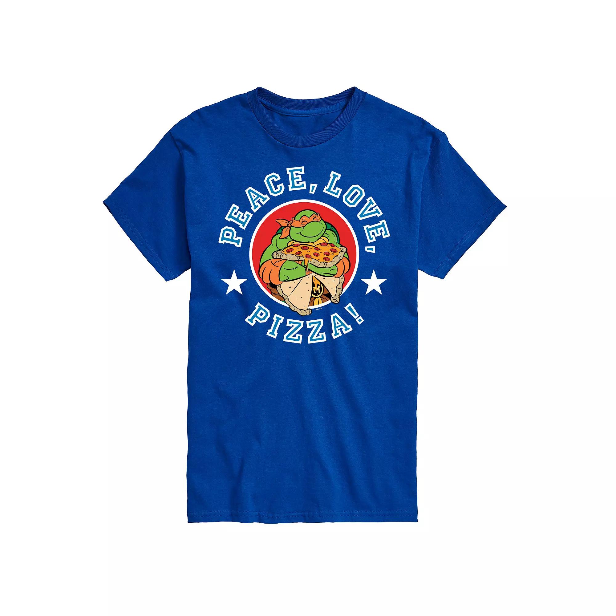 Men's Teenage Mutant Ninja Turtles Peace Love Graphic Tee,  Product Image