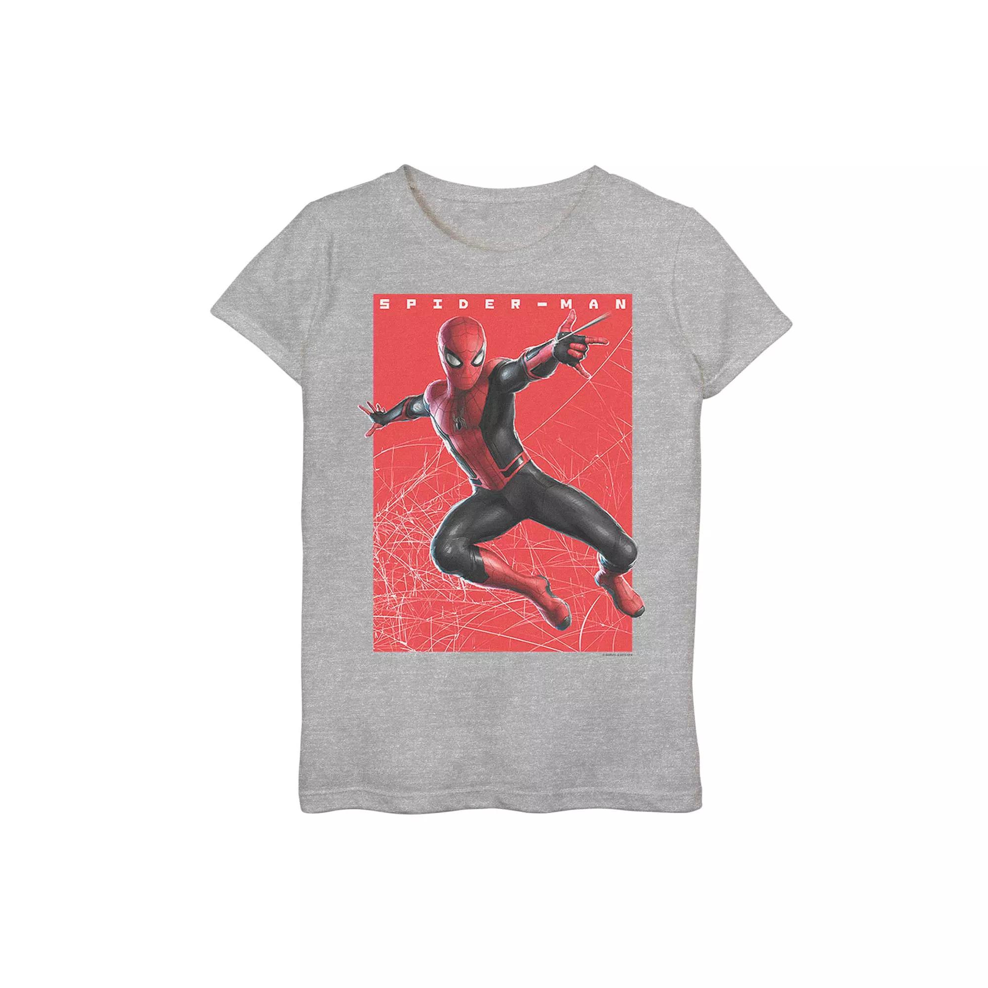 Girls 7-16 Marvel Spider-Man Far From Home Webbed Swing Poster Tee, Girl's,  Product Image