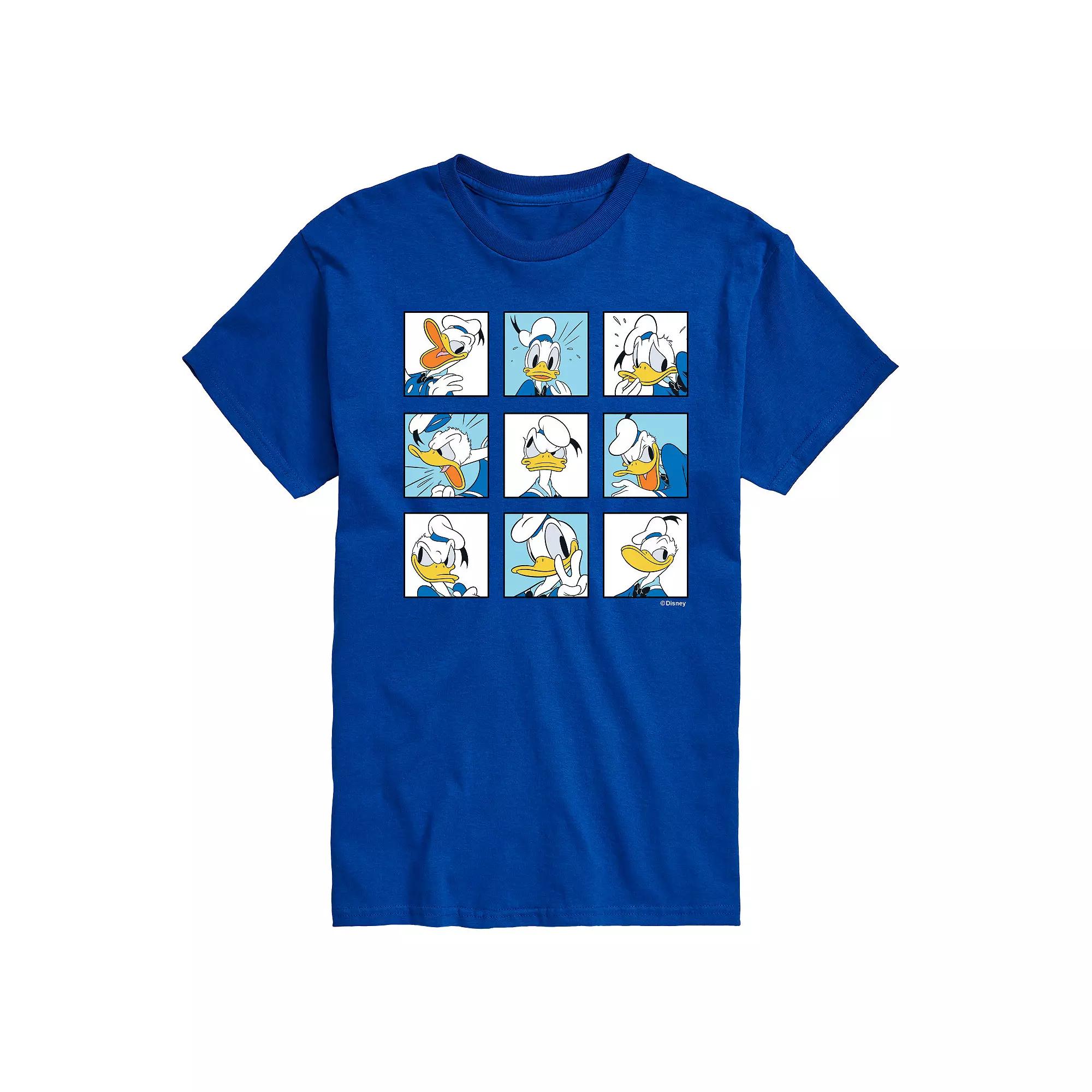 Disney's Donald Duck Big & Tall Grid Graphic Tee, Men's,  Product Image