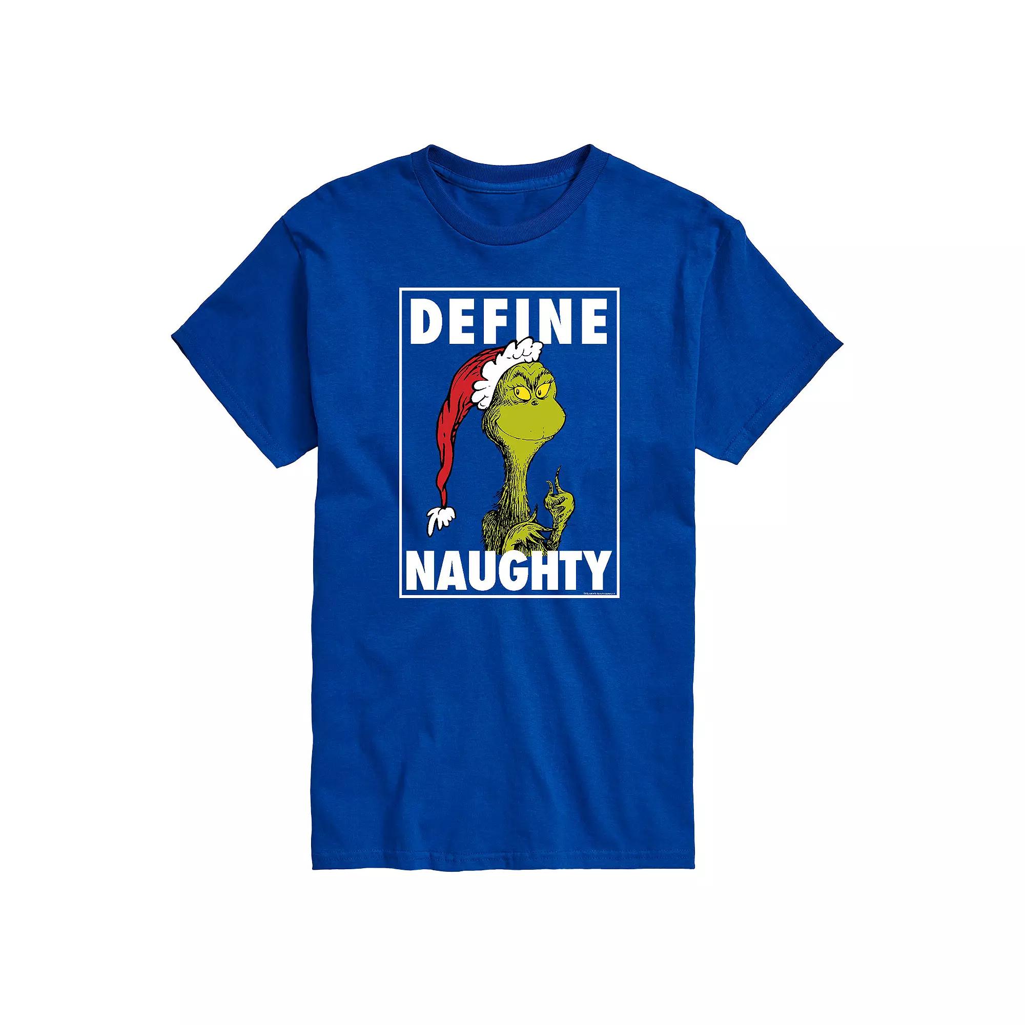 Big & Tall Dr. Seuss Define Naughty Tee, Men's,  Product Image